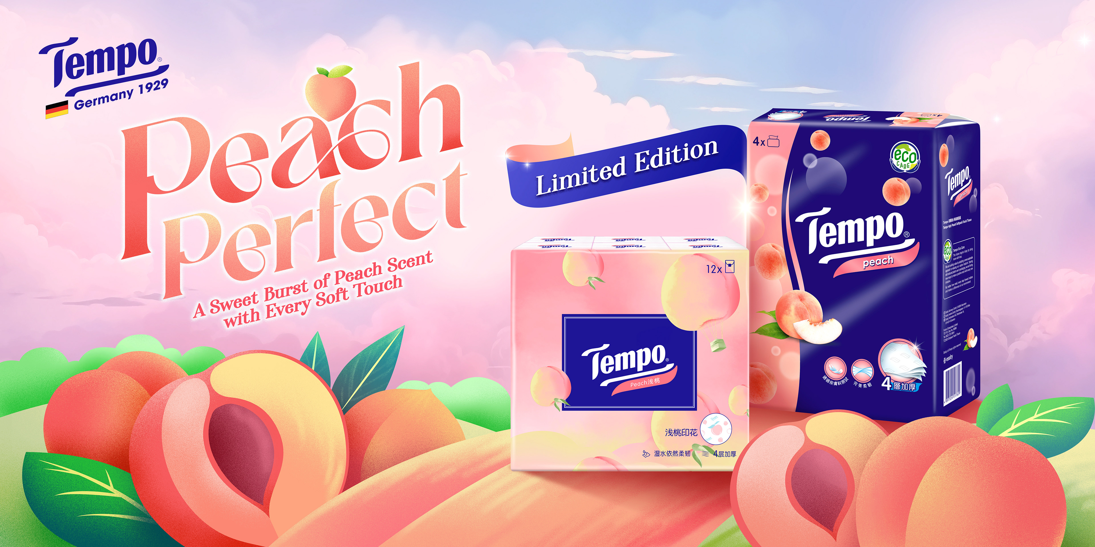 Tempo tissue FMCG key visuals by Laugh Contagious Communications, creative agency in Kuala Lumpur