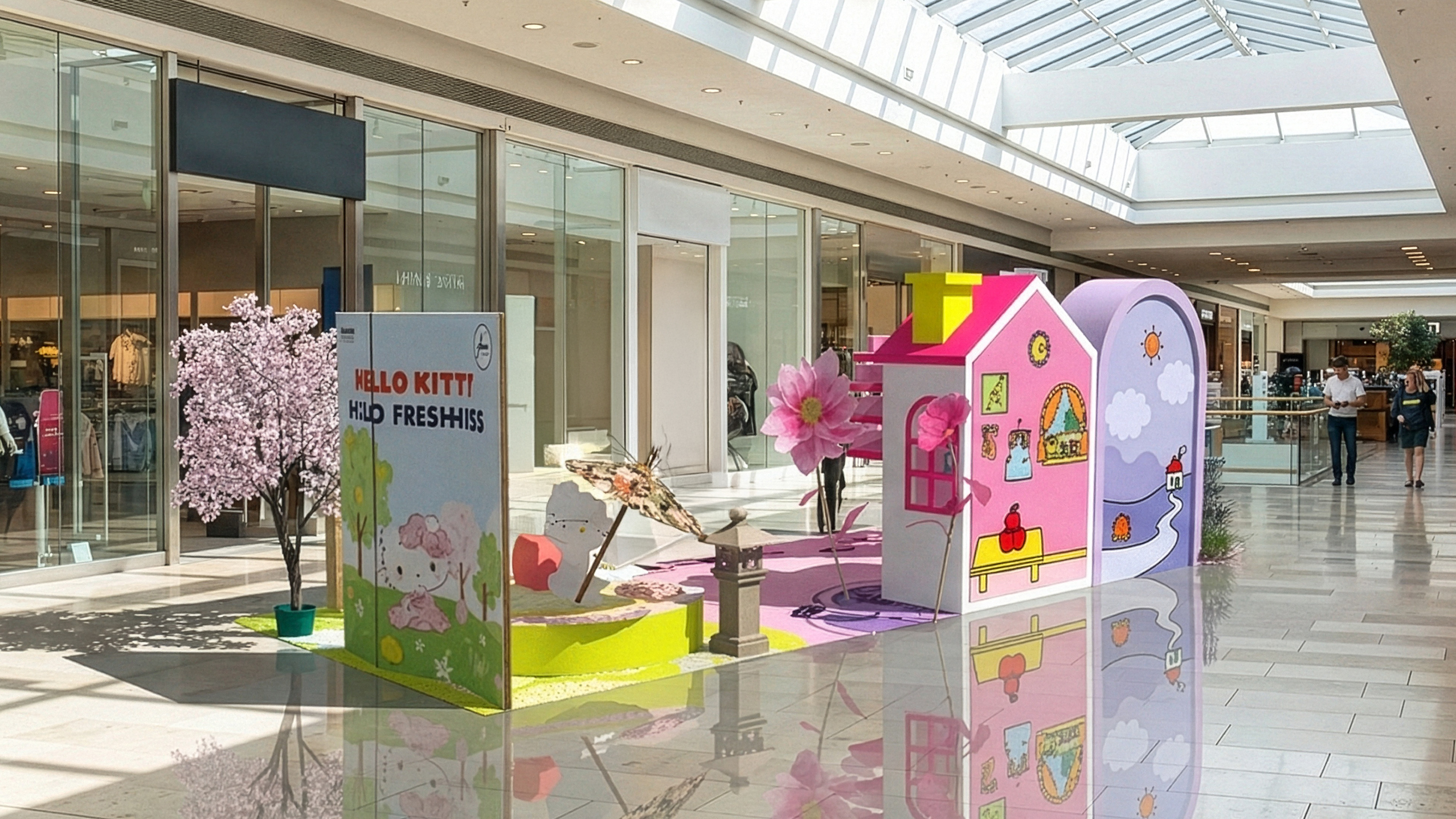 Roadshow activation — bringing the Glade x Hello Kitty universe to life as a physical, photographable space.