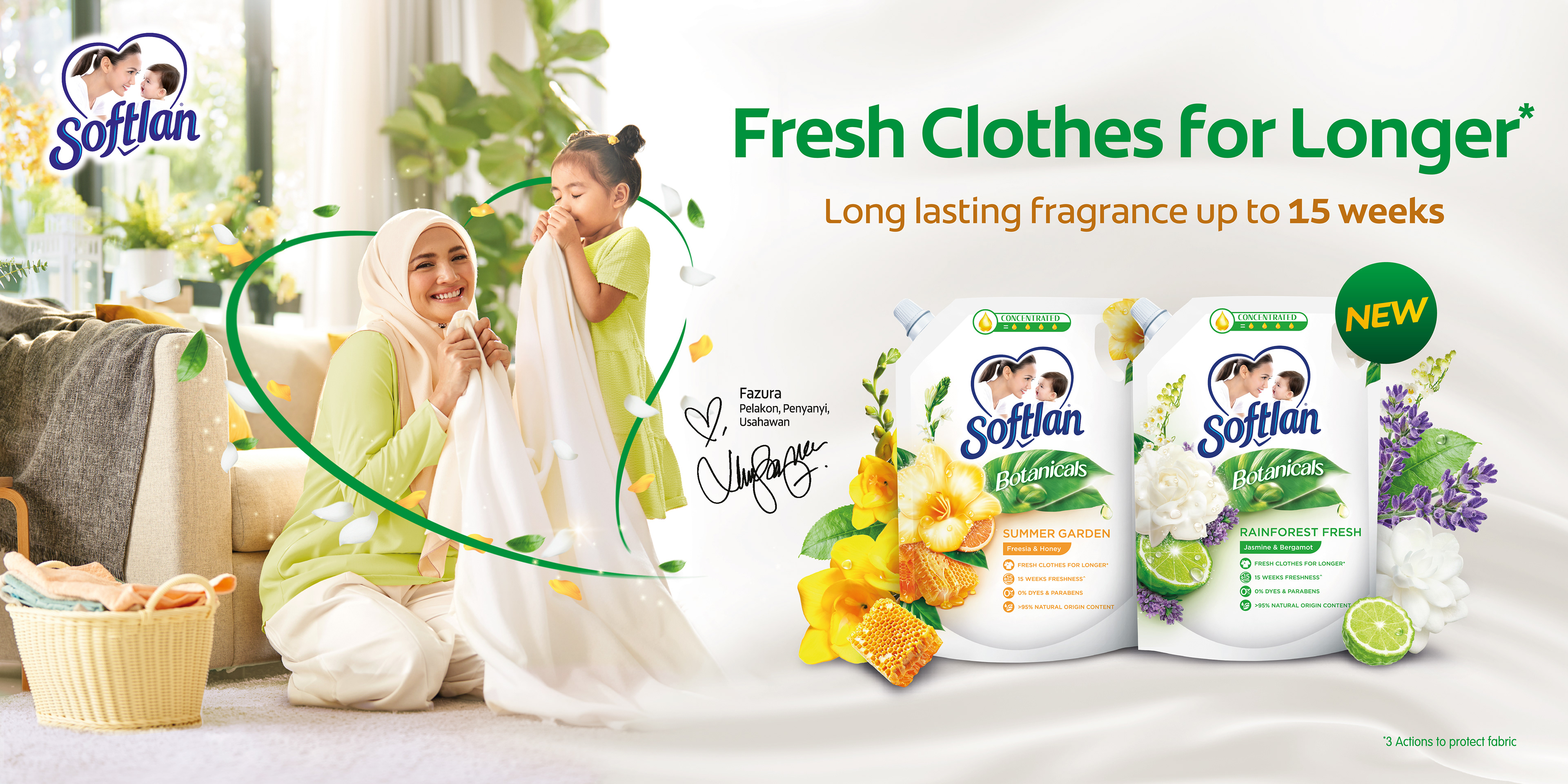 Flowing fabric textures — softness rendered as movement.