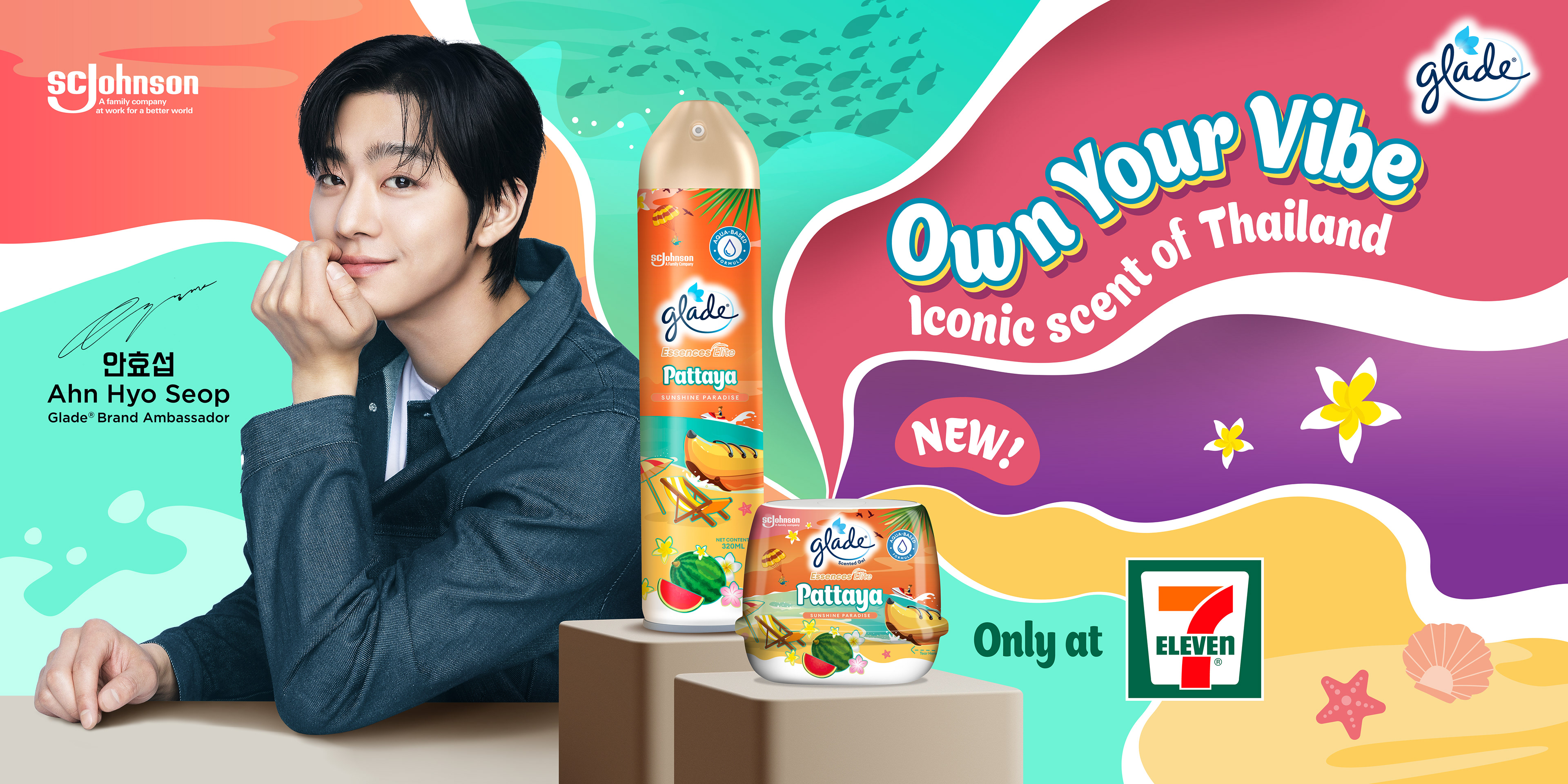 Thai launch execution. Built to introduce a new range under the same celebrity equity.