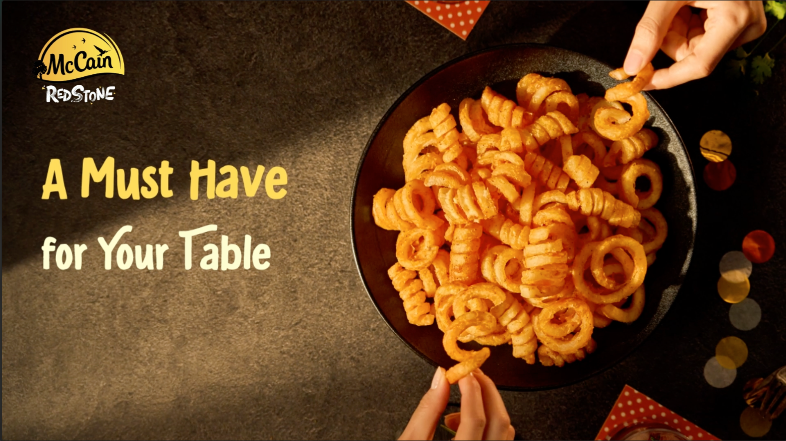 Stop-motion-inspired craft — animation and food styling working as one discipline.