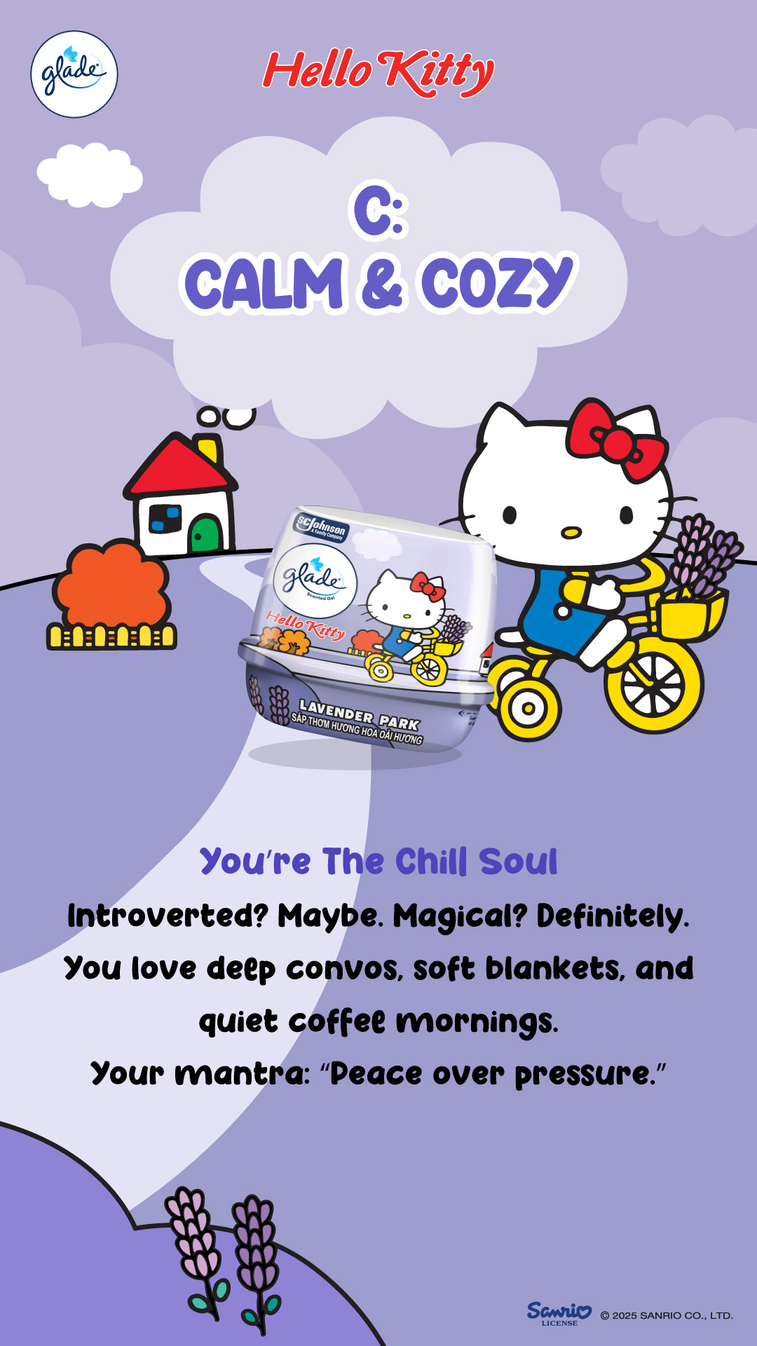 Glade x Hello Kitty Instagram story assets