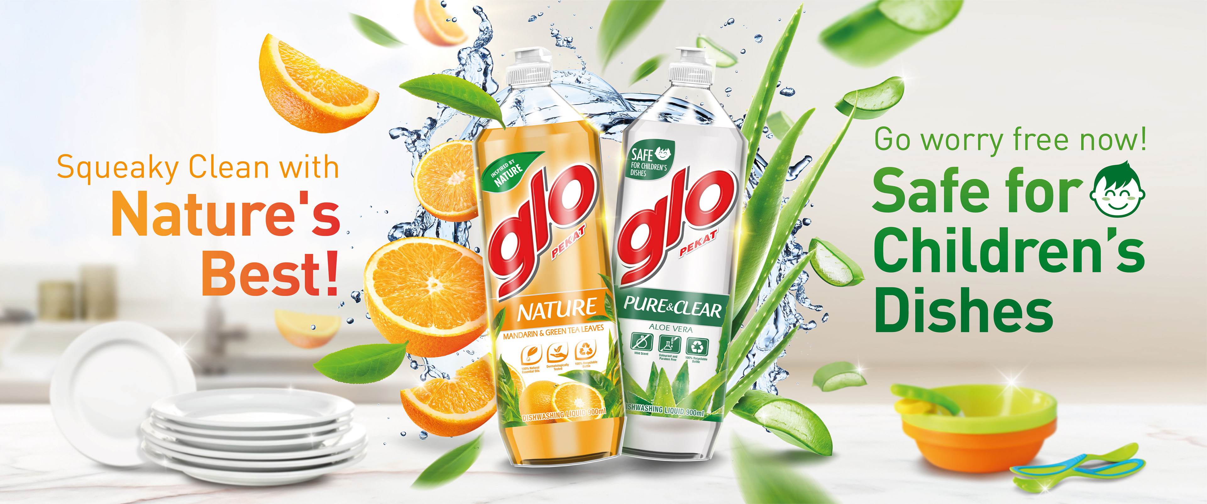 Two ranges, one cohesive visual language — quietly premium, unmistakably gentle.
