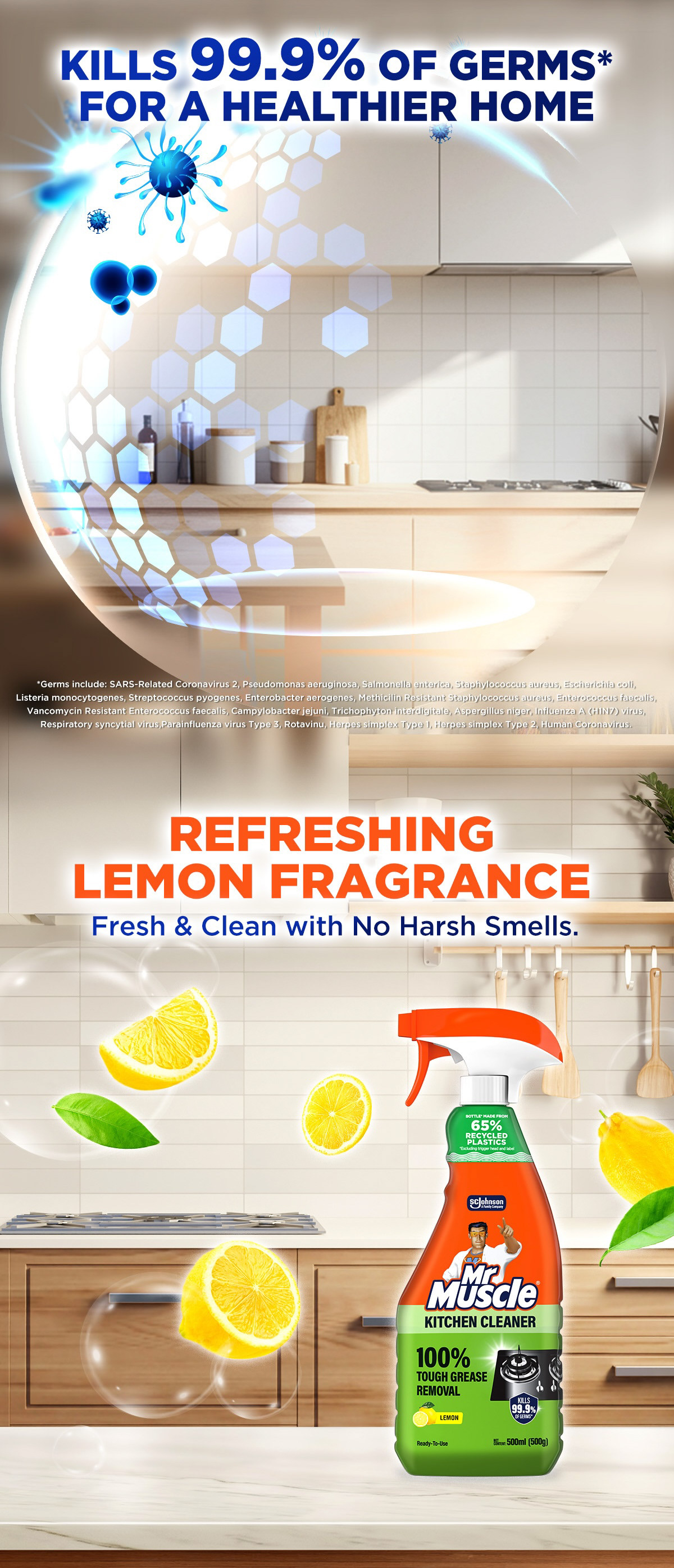 A benefit-led layout — clarity engineered to make the right product the obvious choice.