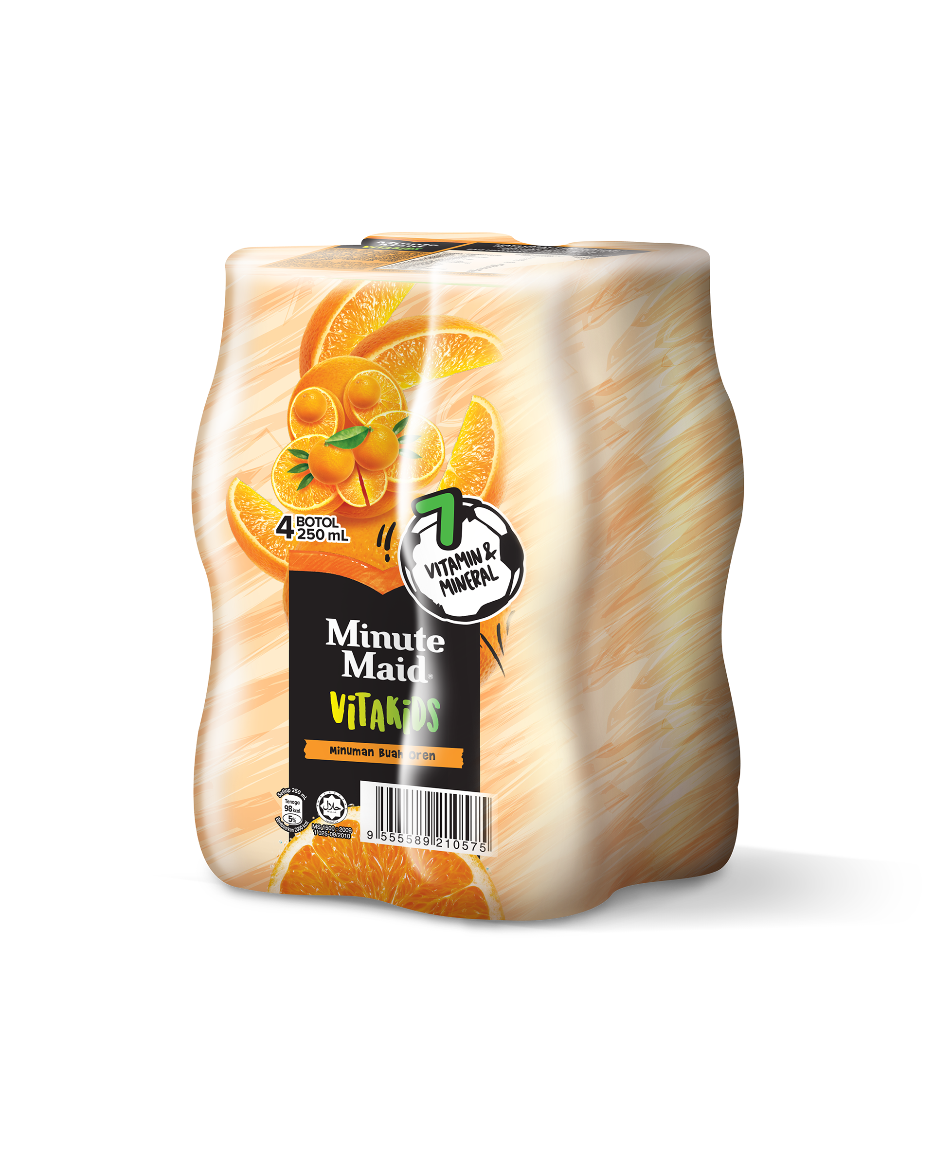 The orange multipack — one coherent range across both flavour and format.