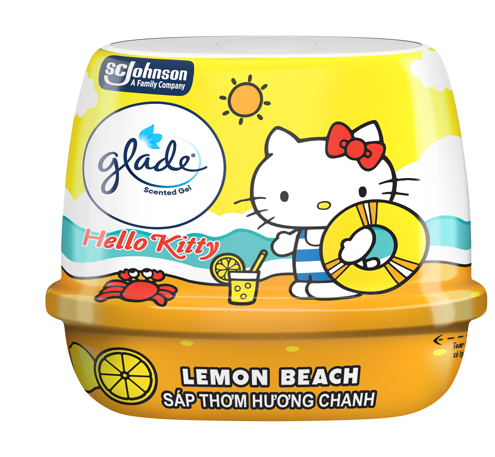 Lemon Beach — bright citrus freshness reimagined as a sunny seaside adventure.