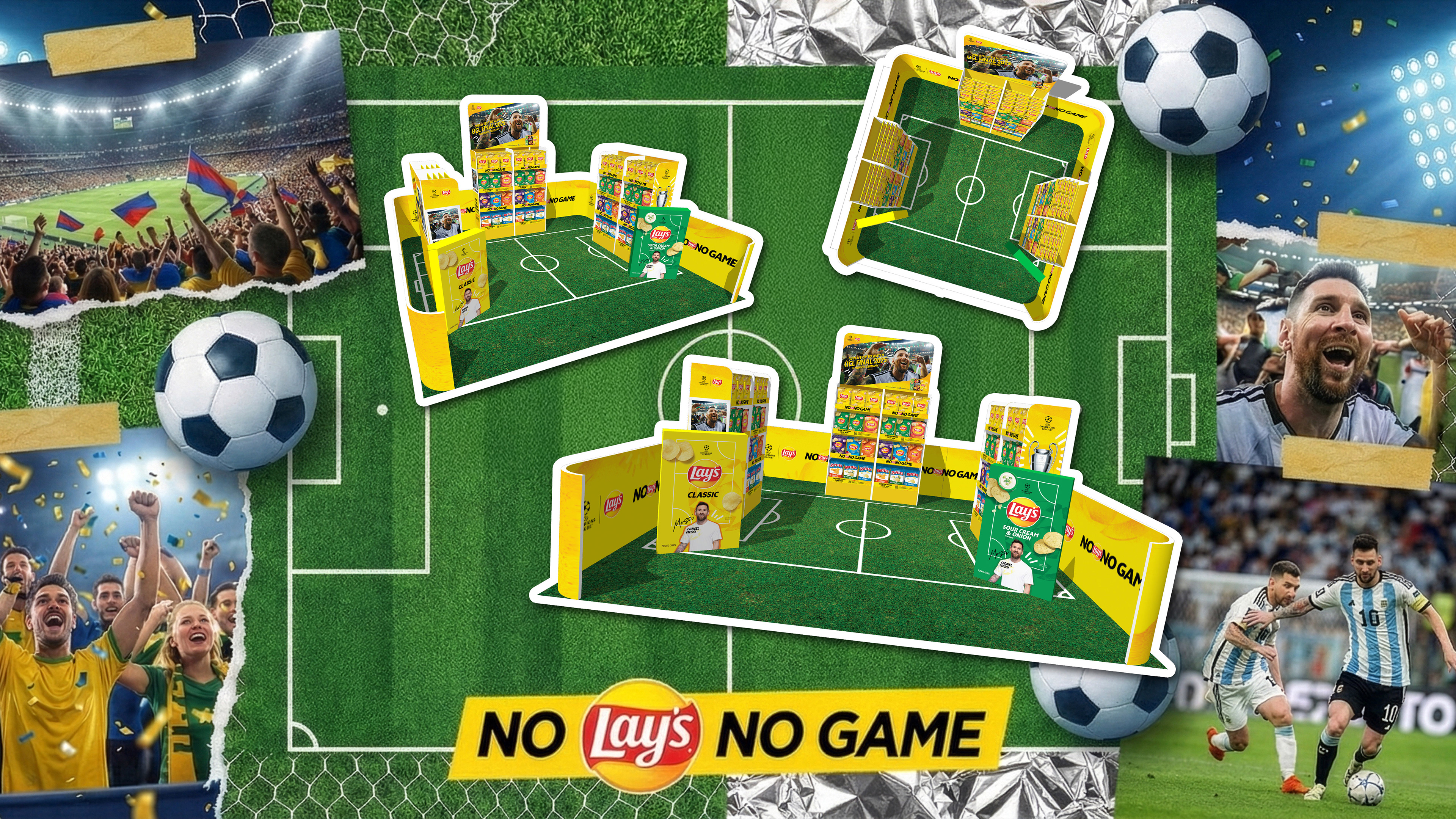 Lay's No Lay's No Game UCL sponsorship POSM by Laugh Contagious Communications, creative agency in Kuala Lumpur