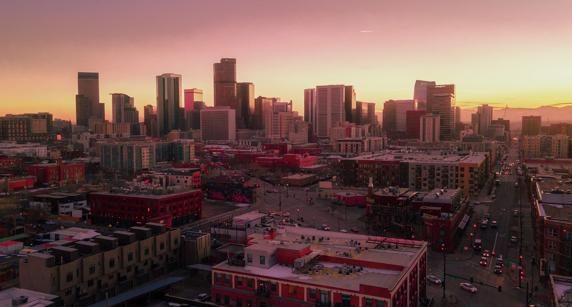 Downtown Denver - RINO - on the drone 