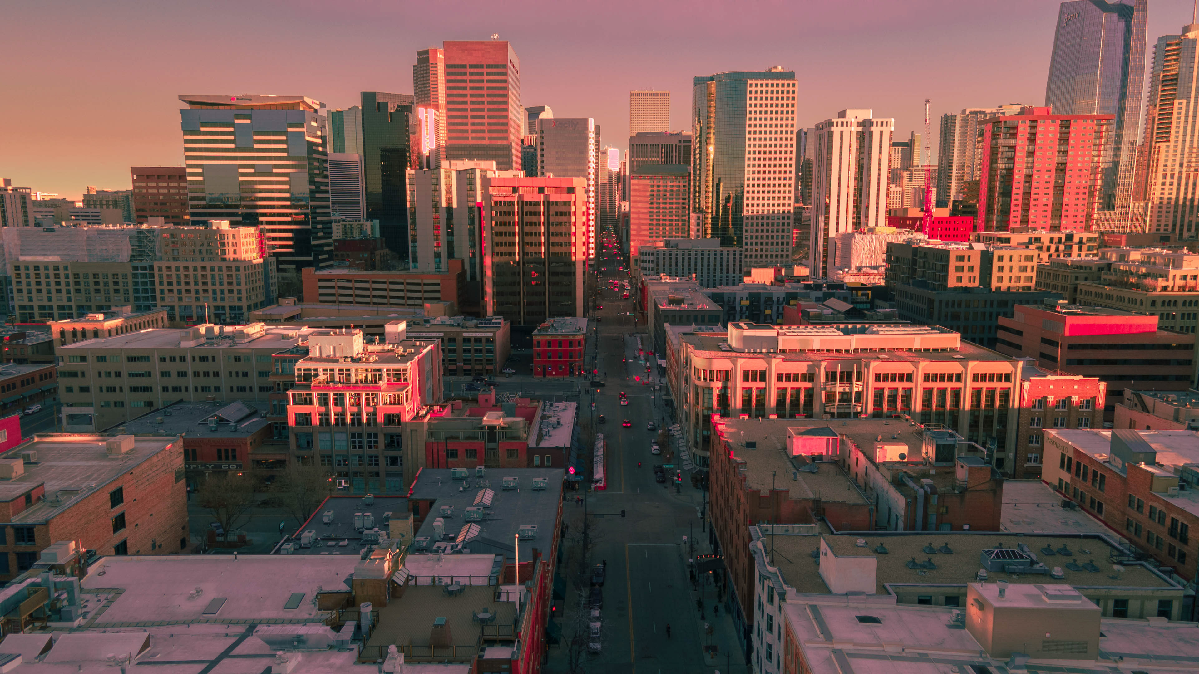 Over Union Station - Denver, CO - on the drone