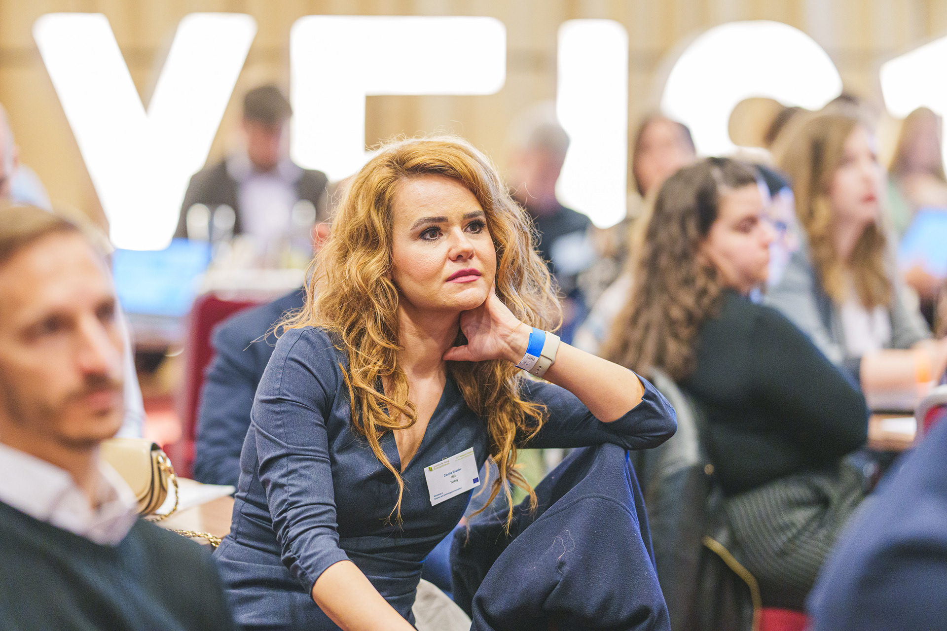 Verslo konferencijos diskusija