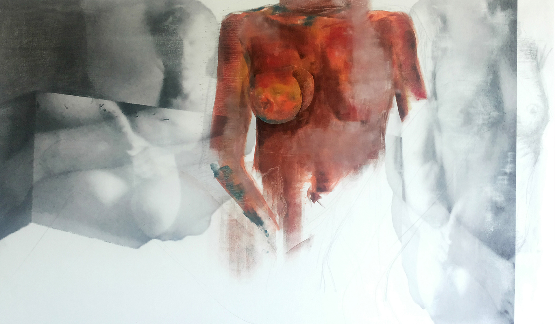 print, acryl on canvas (165 x 100)