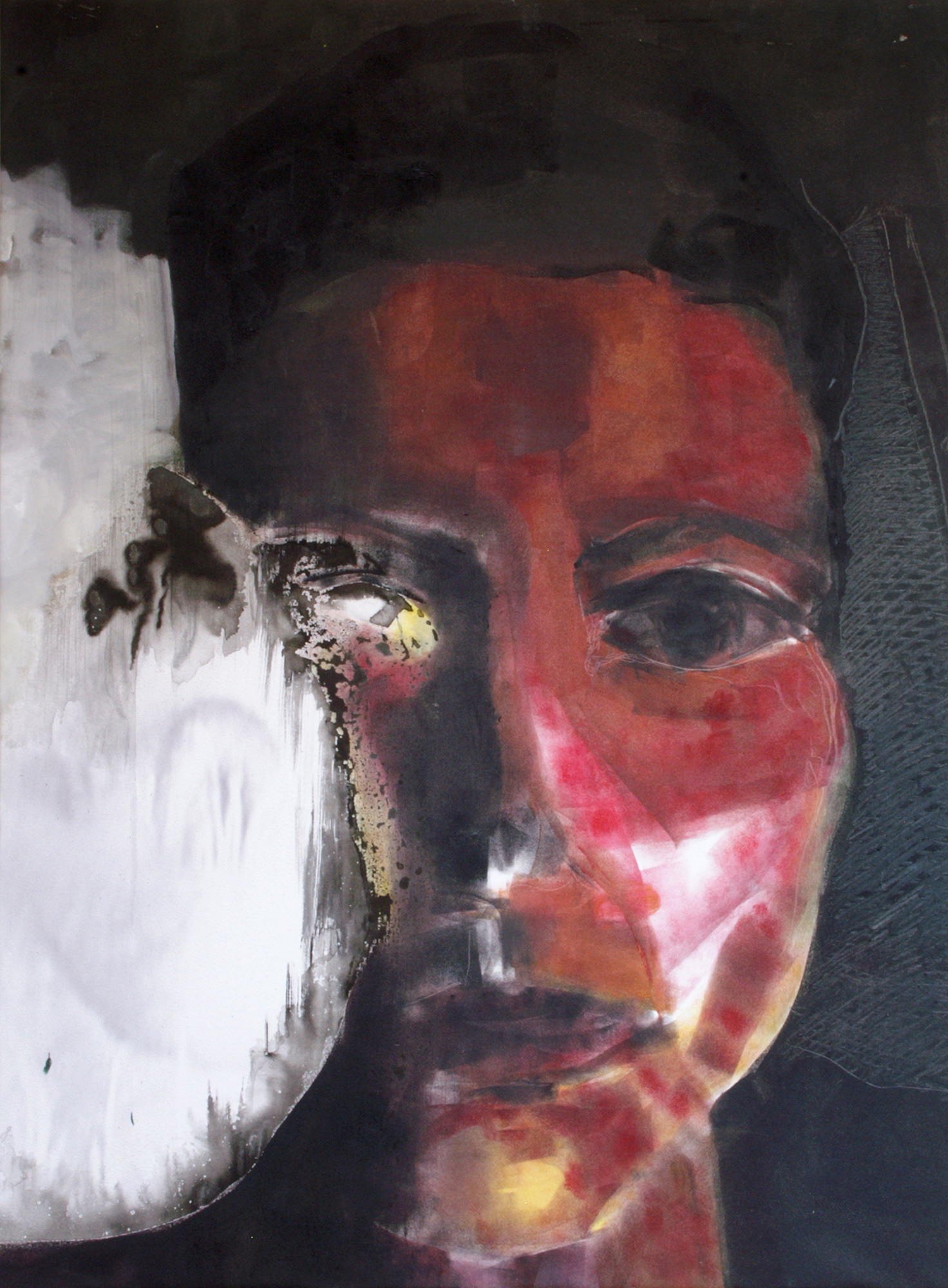 print, acryl on canvas (100 x 130)