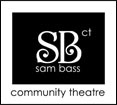 Sam Bass Community Theatre Logo used by theatre for many years. The concept is the Sam Bass theatre supported by the power of the community. (2006)