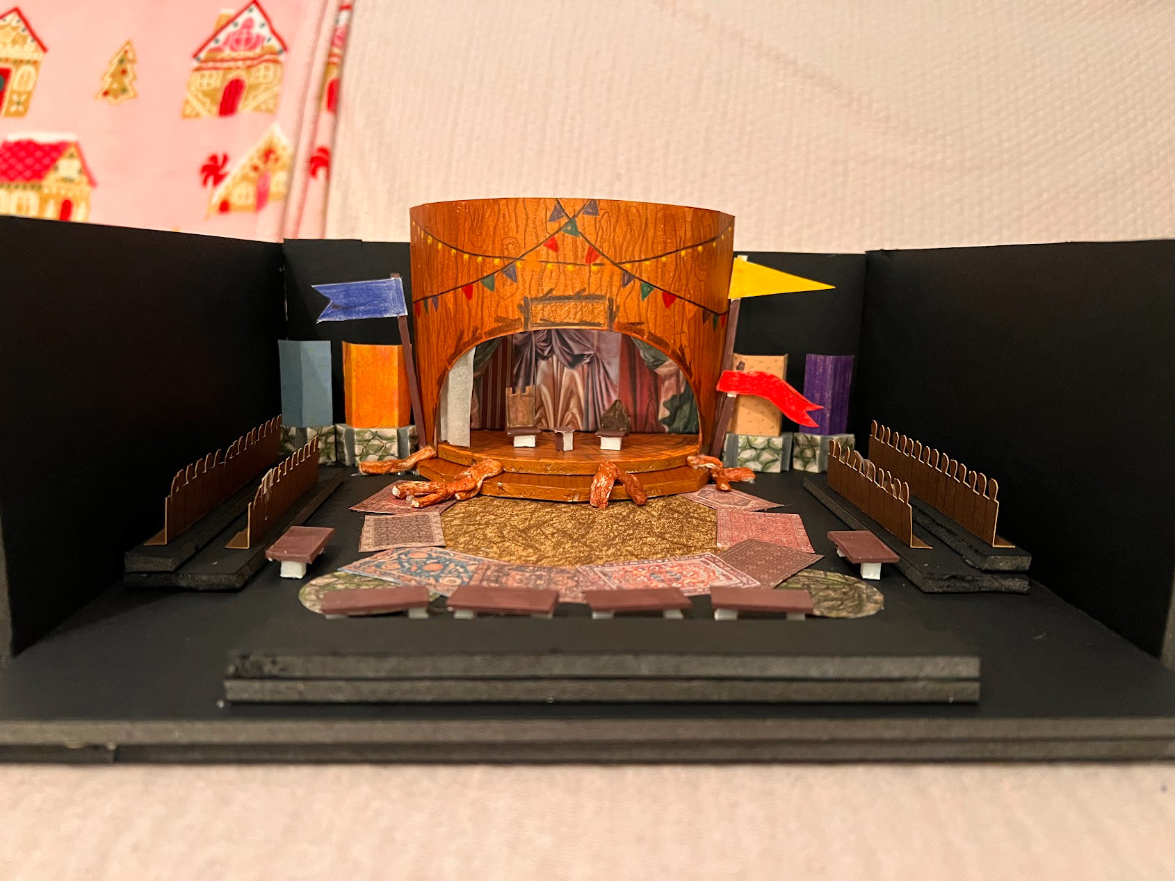 Final scale model at 1/4" = 1'