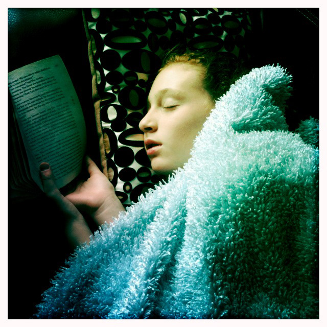 Reading in Her Sleep
