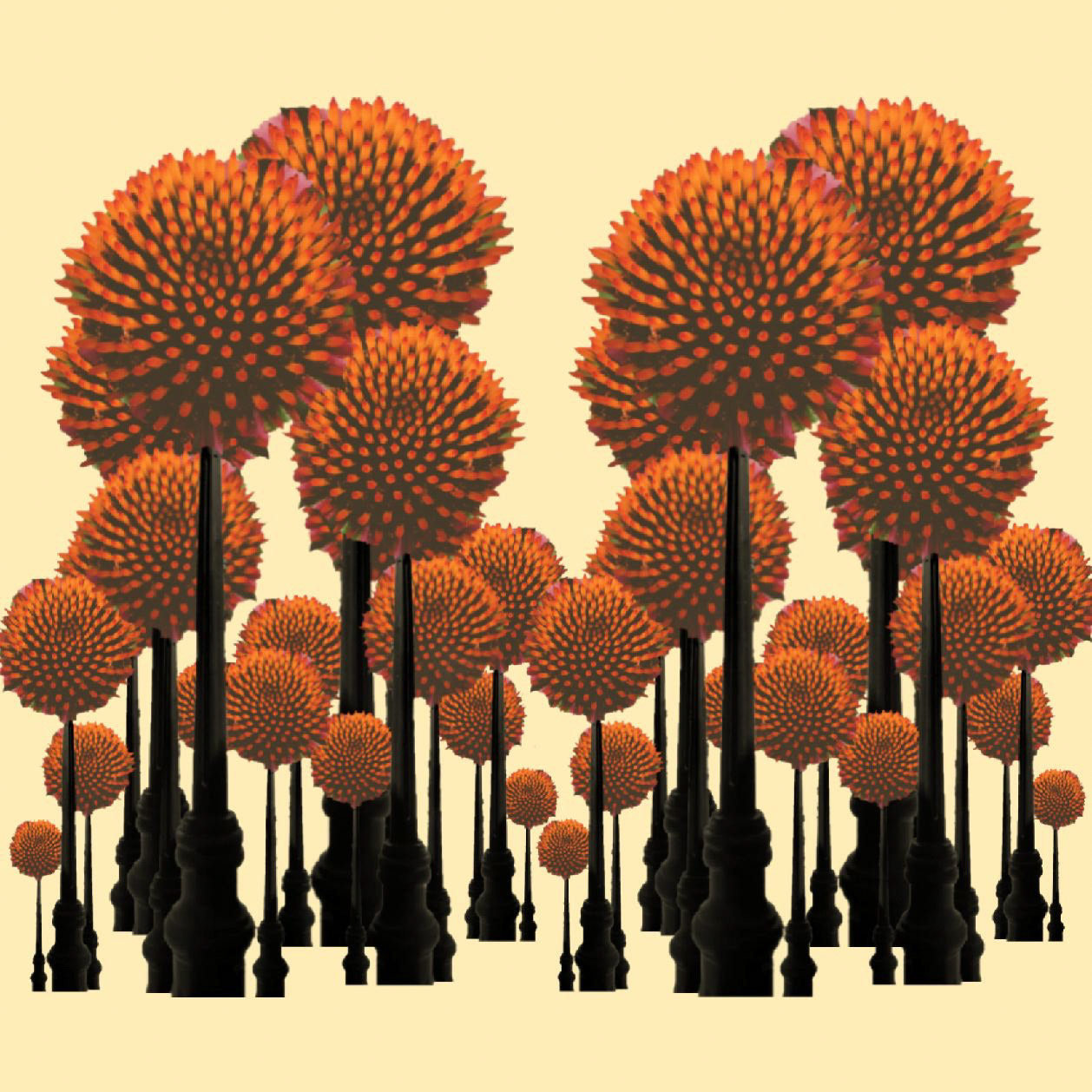 Lamps With Flower Tops