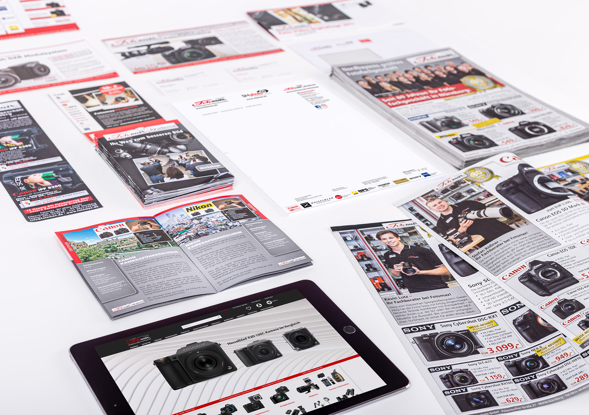 Print und Online-Meiden Gestaltung & Produktion, SH Photo, Fotomax