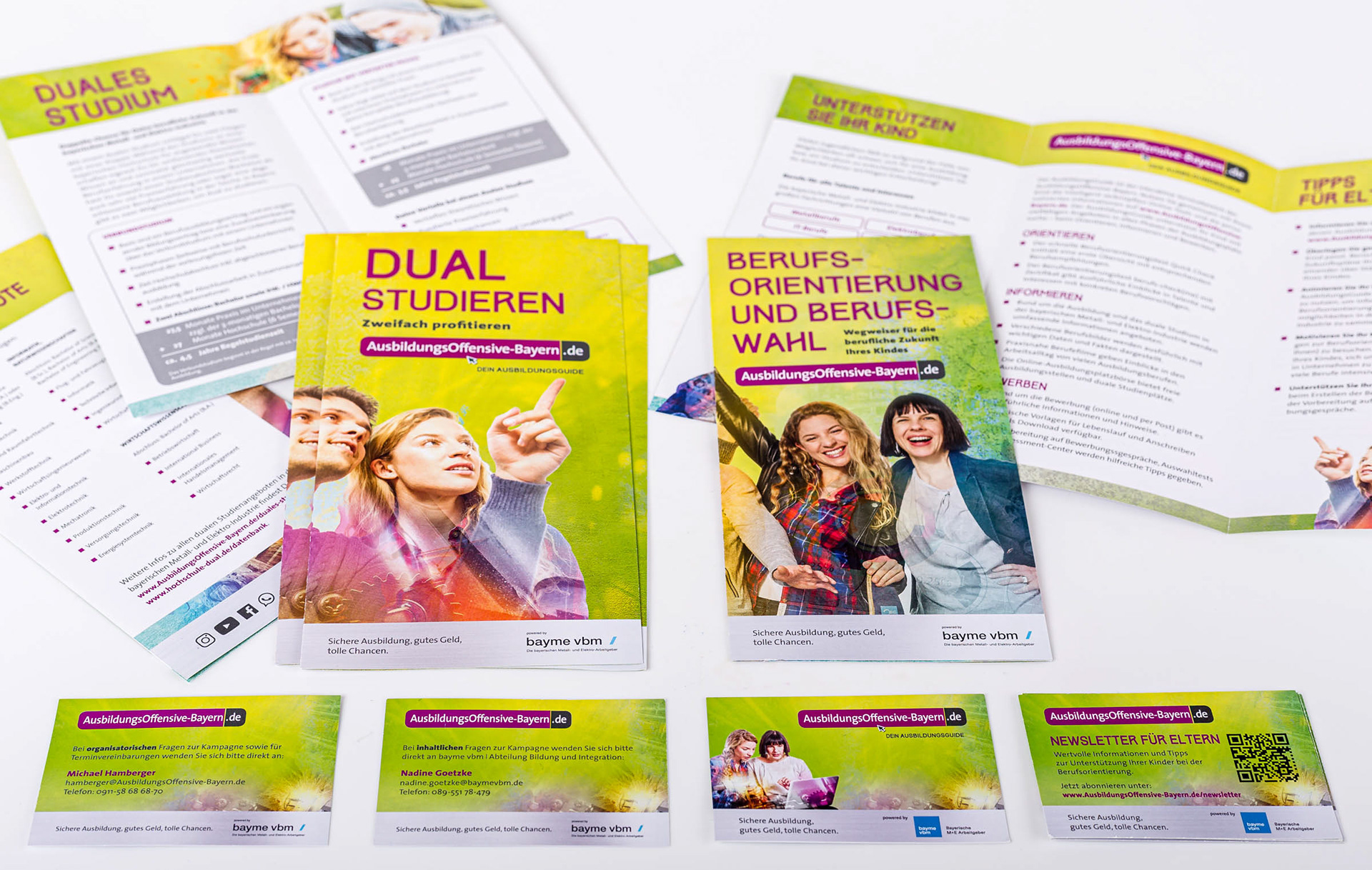 Printmedien Reinzeichnung, bayme vbm, SWZ