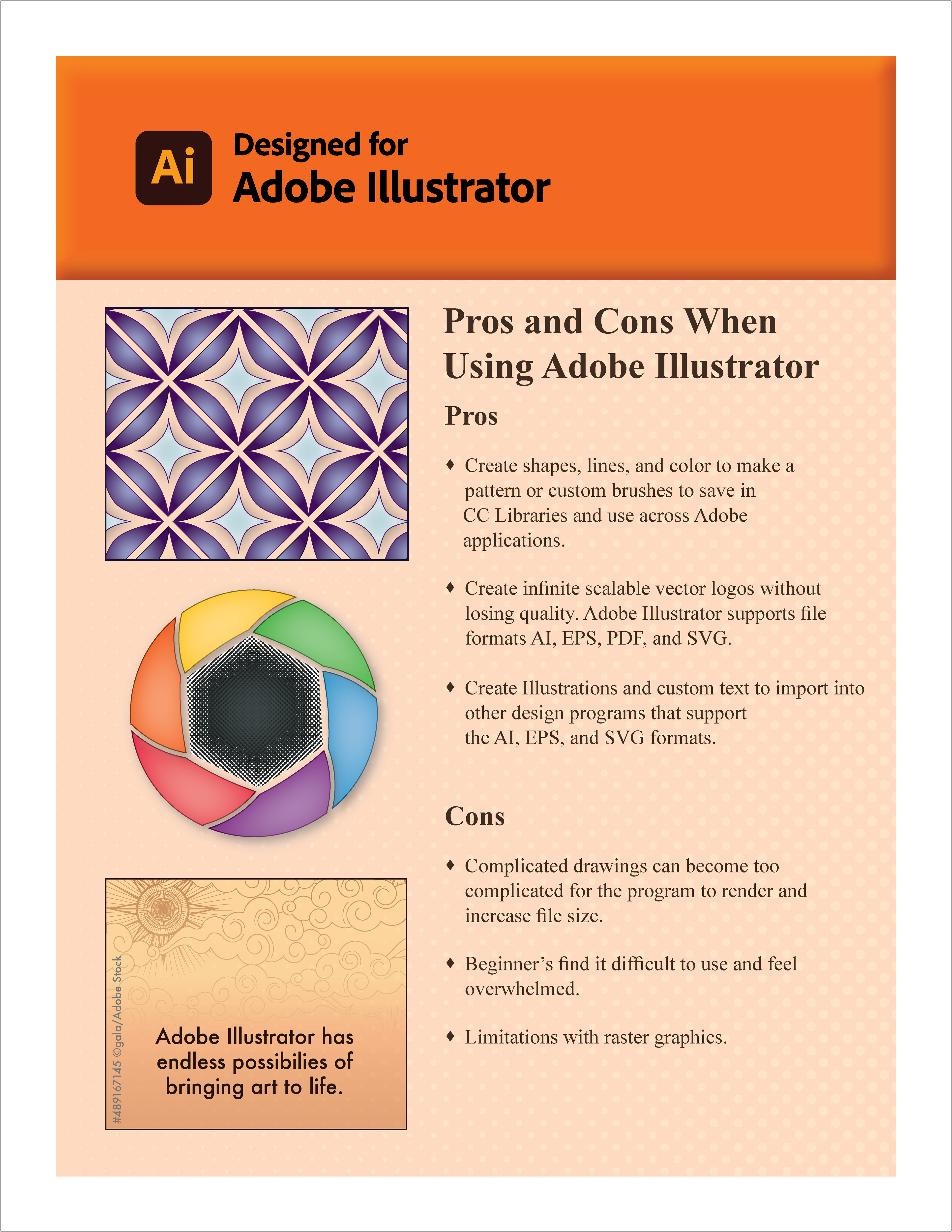 Infographic created in Illustrator