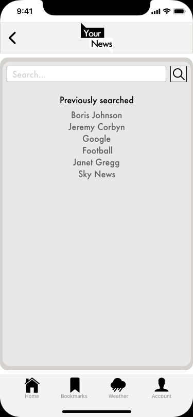 Search Page