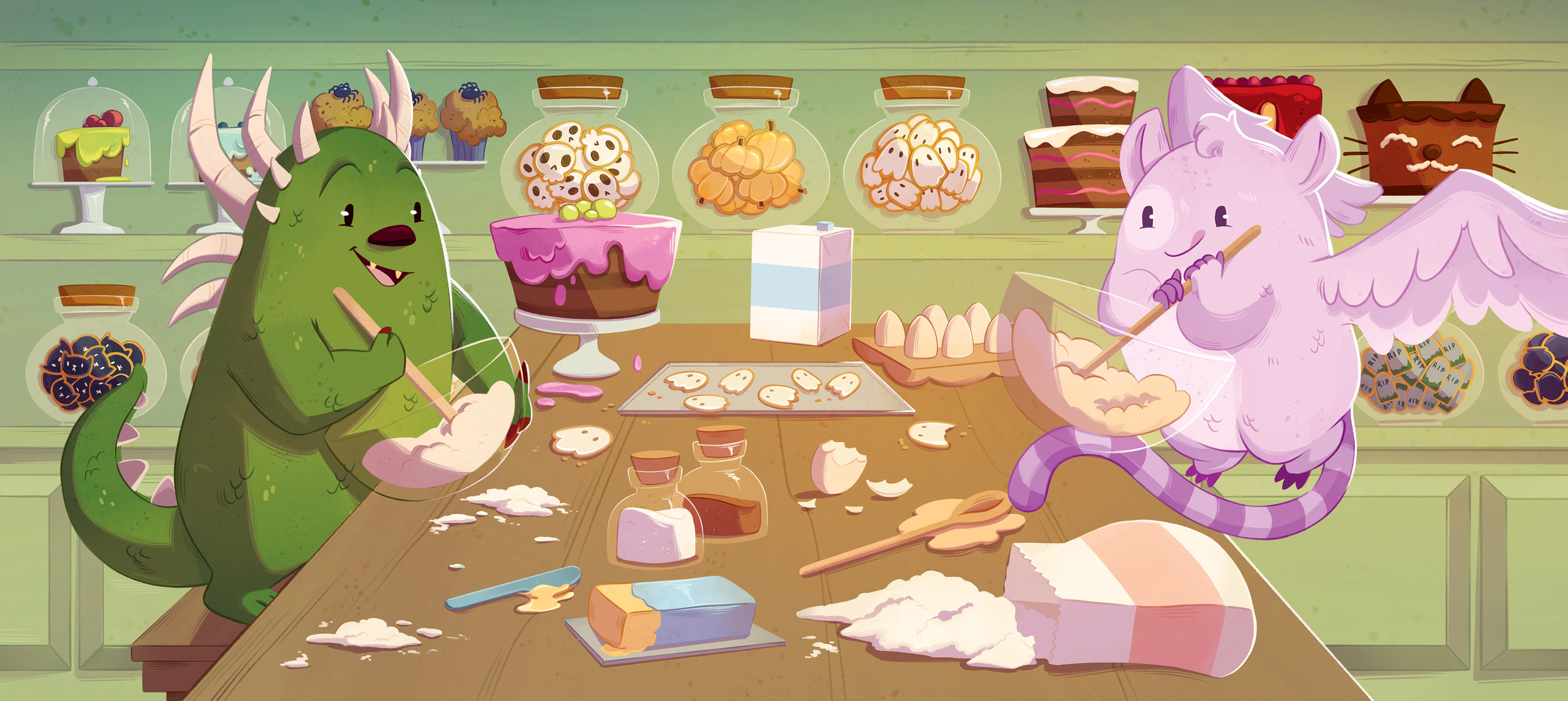 Baking Monstruously Delicious Snacks