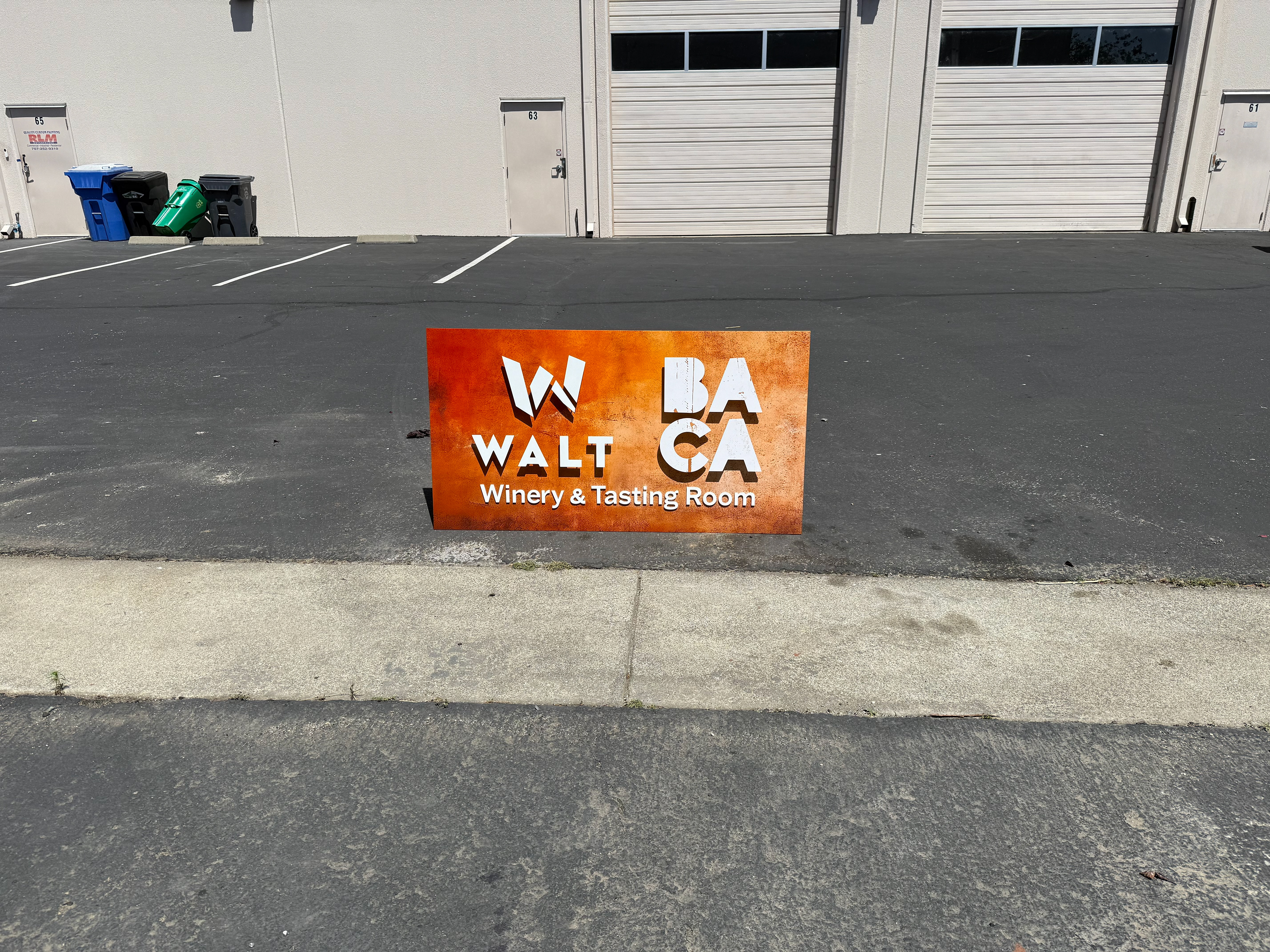 WALT BACA Sign with HP Media Print. 1/4" Acryclic