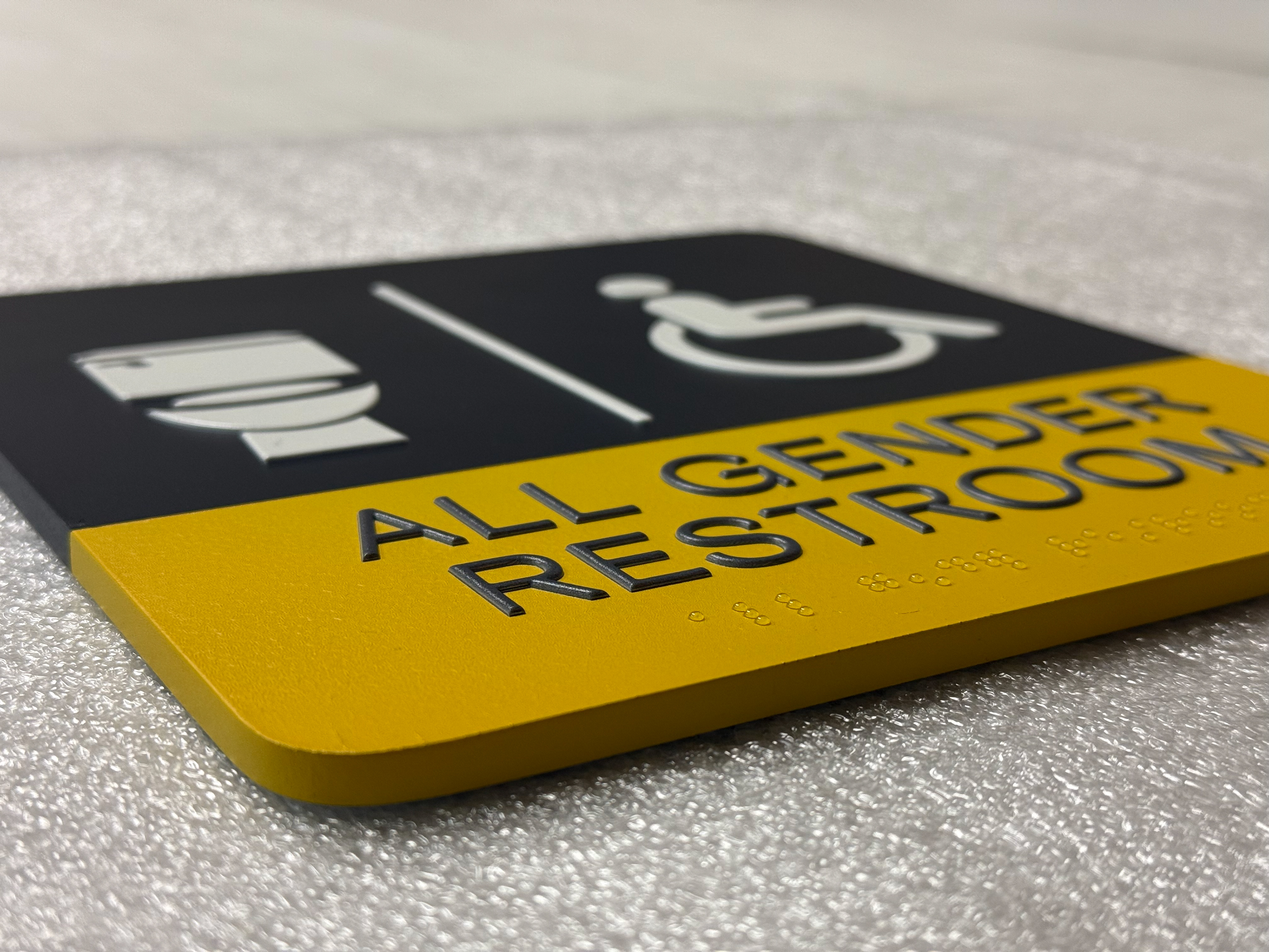 DCS Print for ADA Bathroom Signs