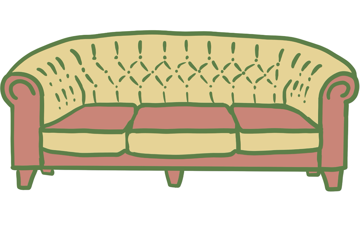 Orange Couch