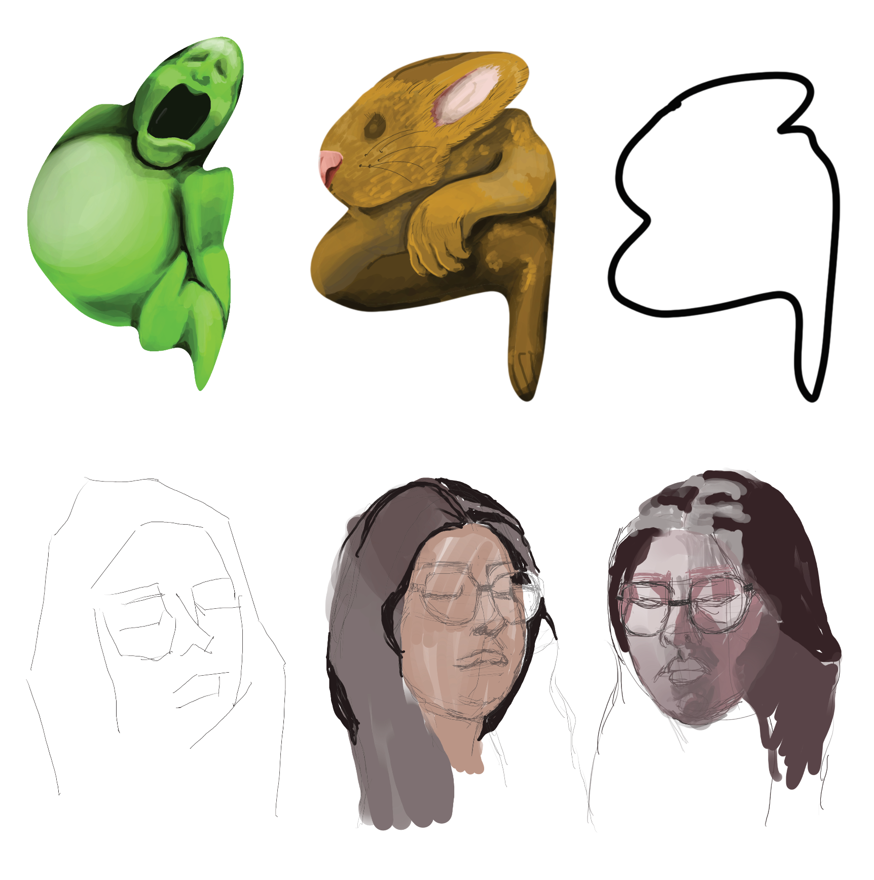 Shape Exploration and Illustration from Live Model