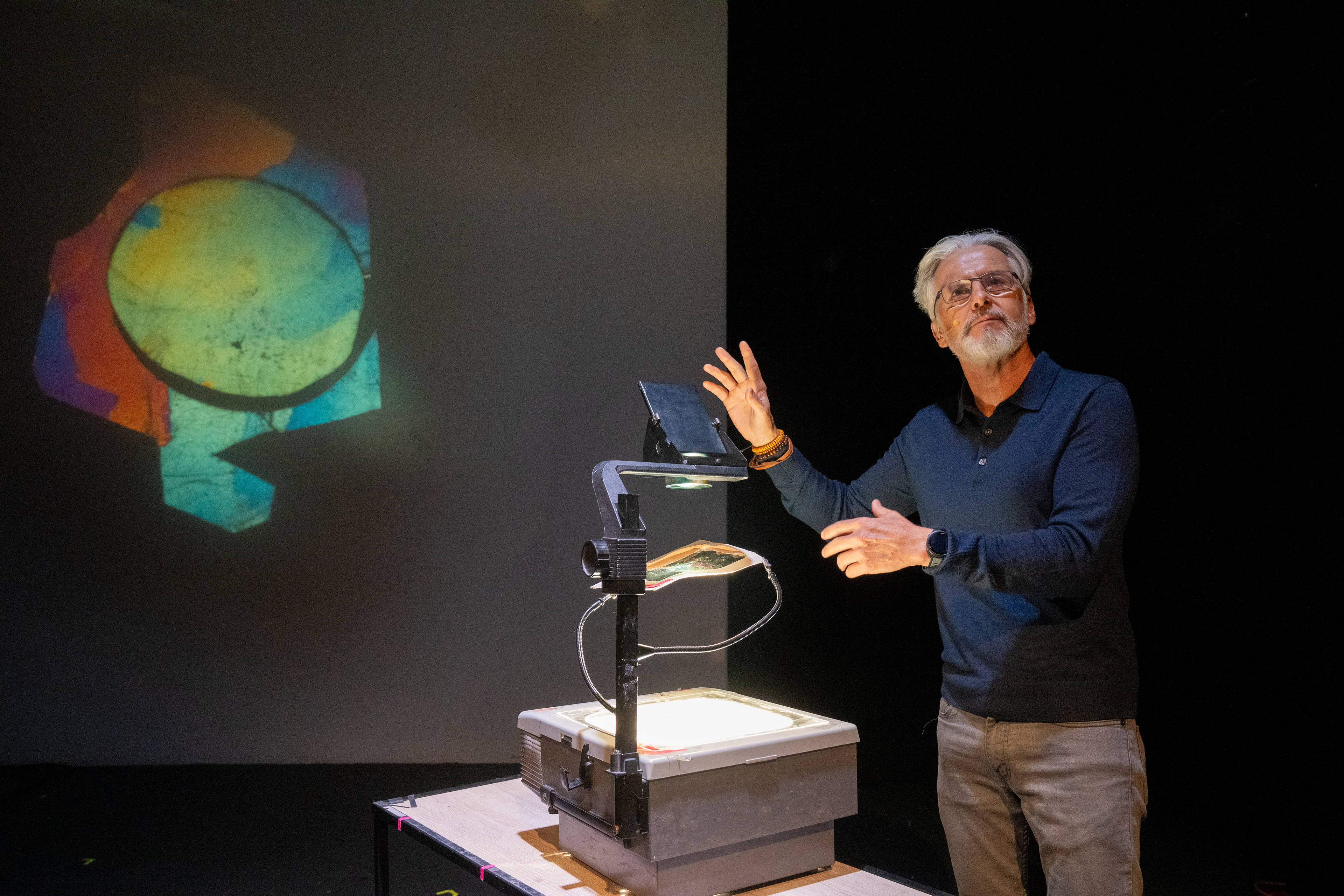 Dan Cordle as the Scientist - Photo by Richard Termine