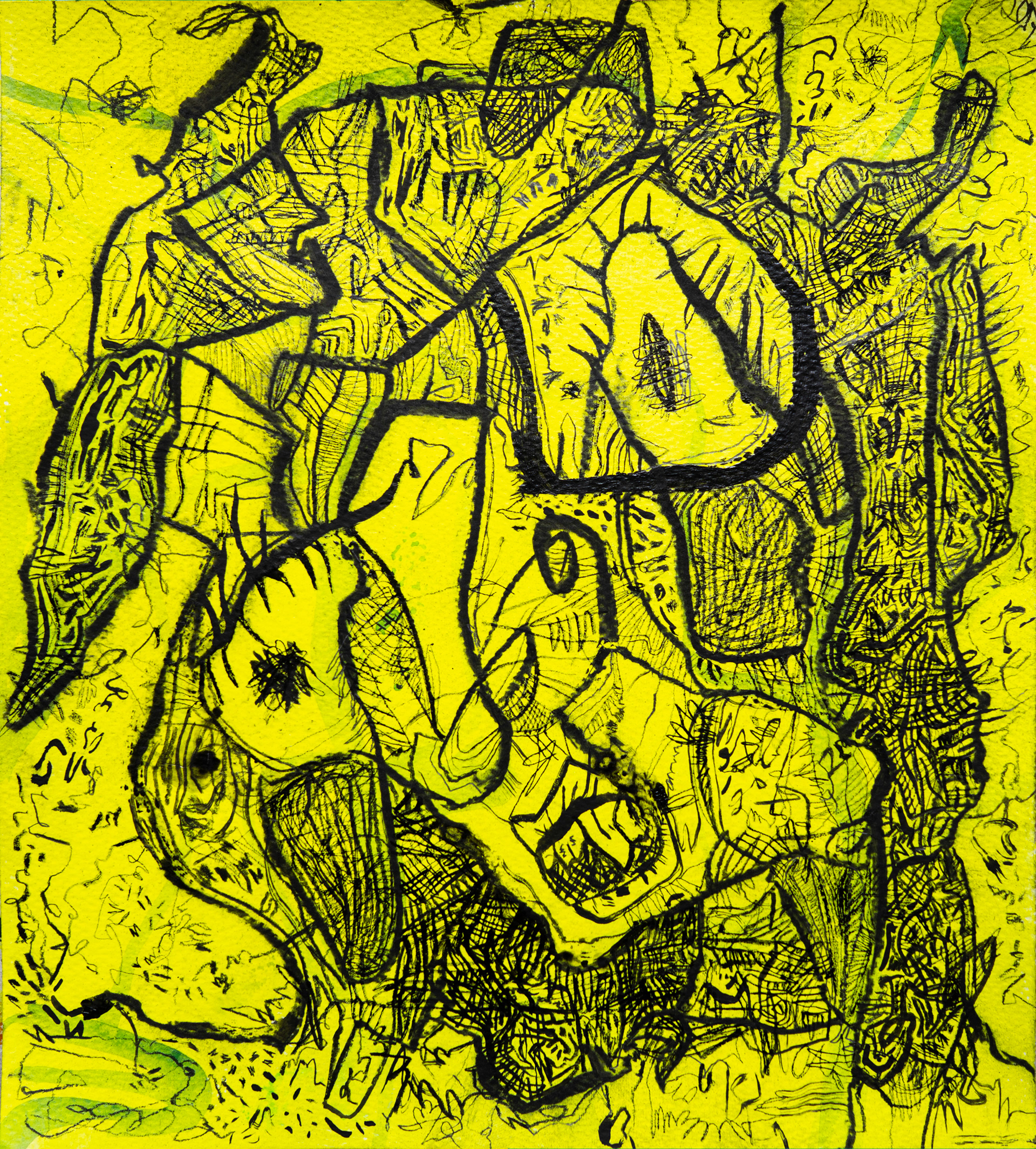 Malicia retrato técnica mixta sobre canvas acrílico 30 cm x 30 cm 2023