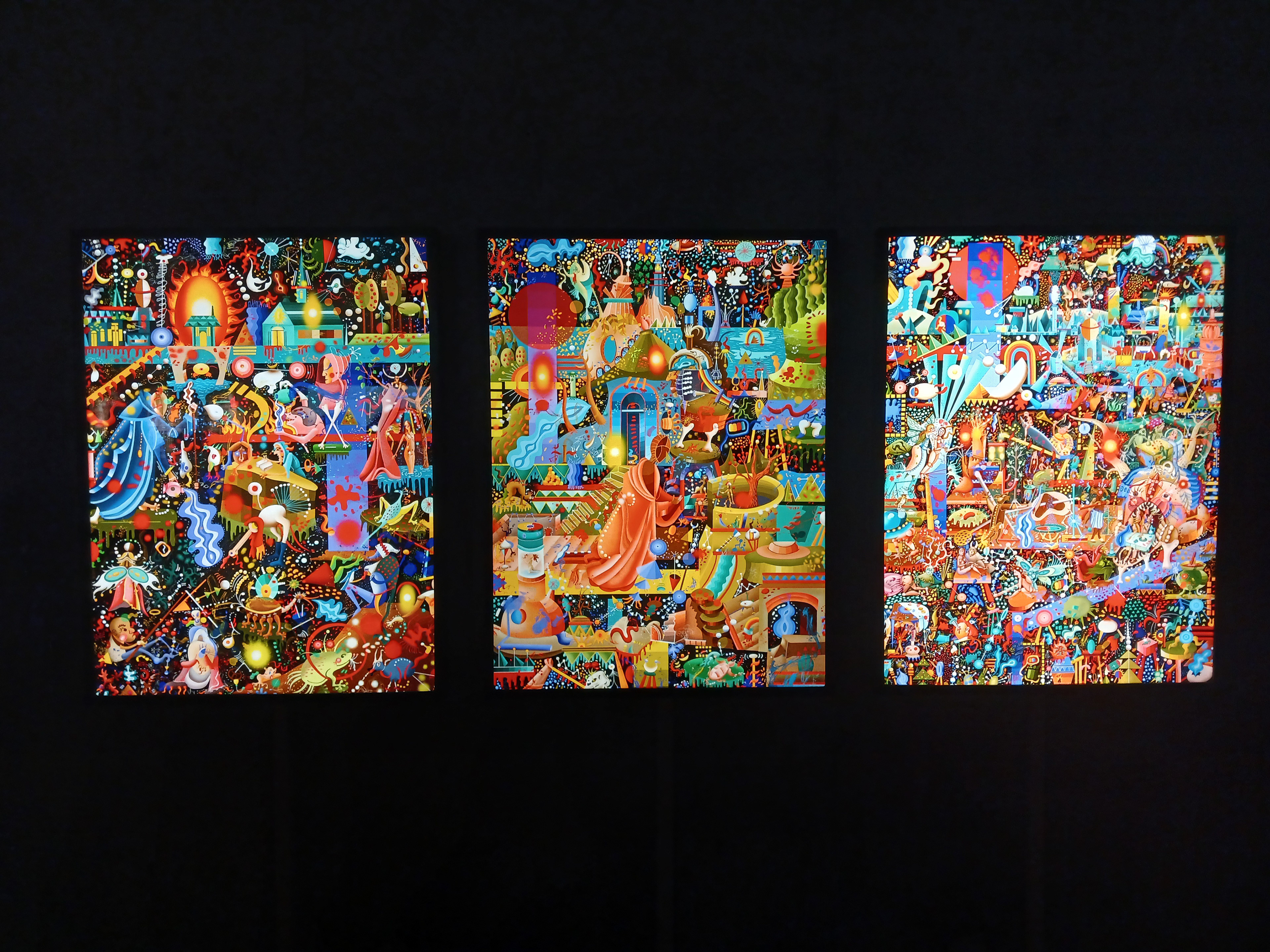 Backlights at Andreani prize exhibition