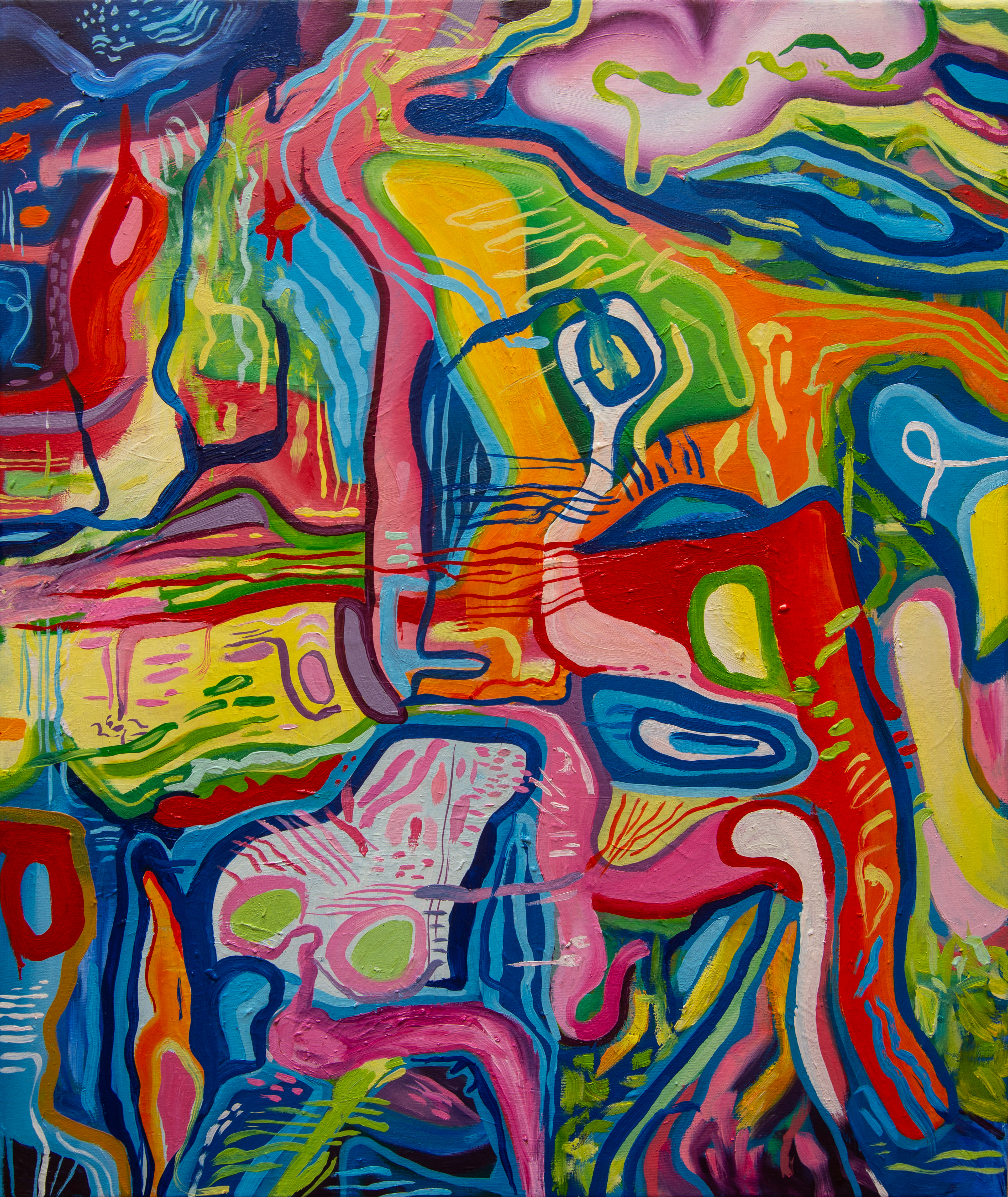 Under water II. Óleo sobre lienzo 50x60