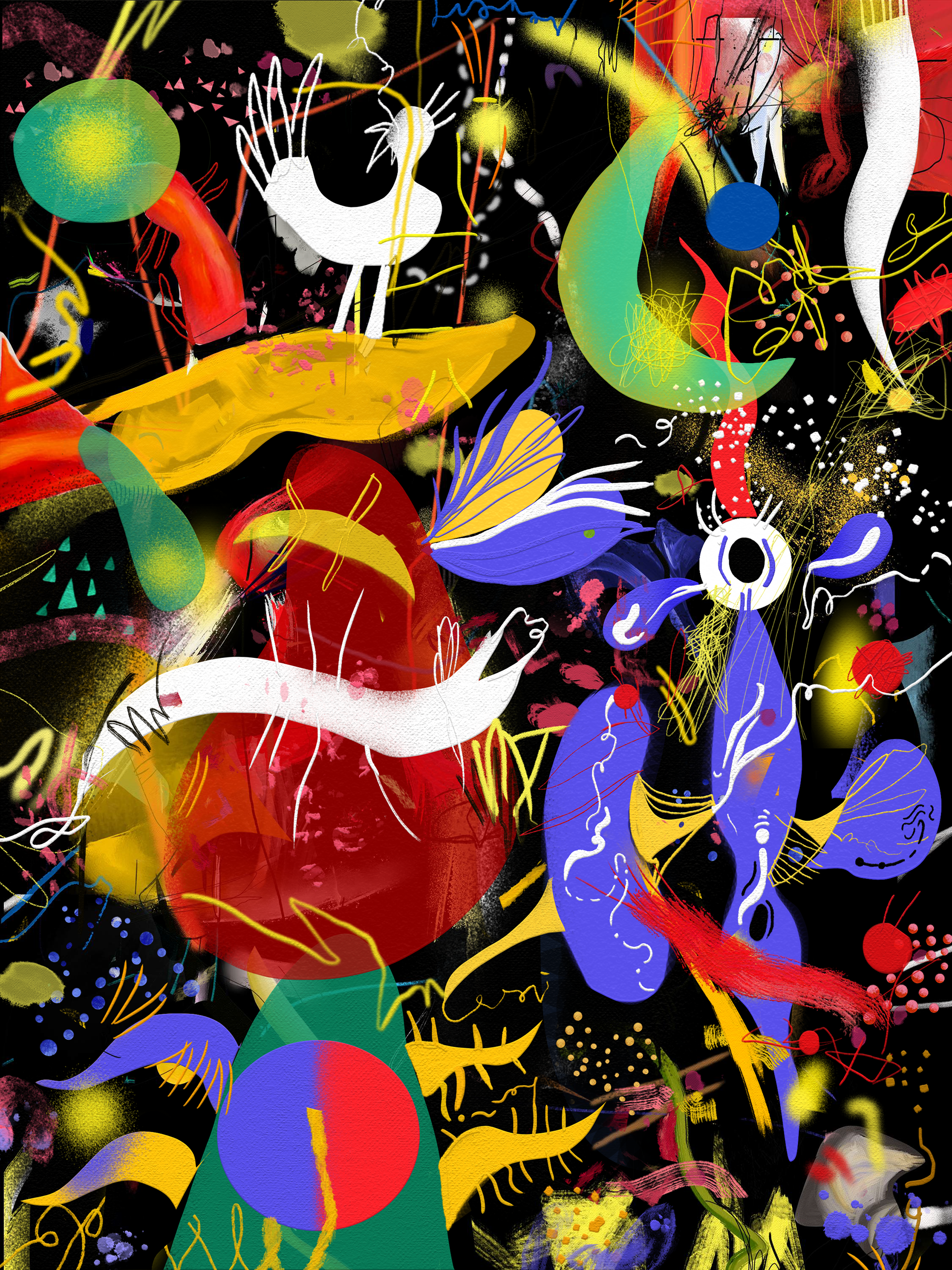 Out of Sight Digital Painting 4500 x 6000 px 2023
