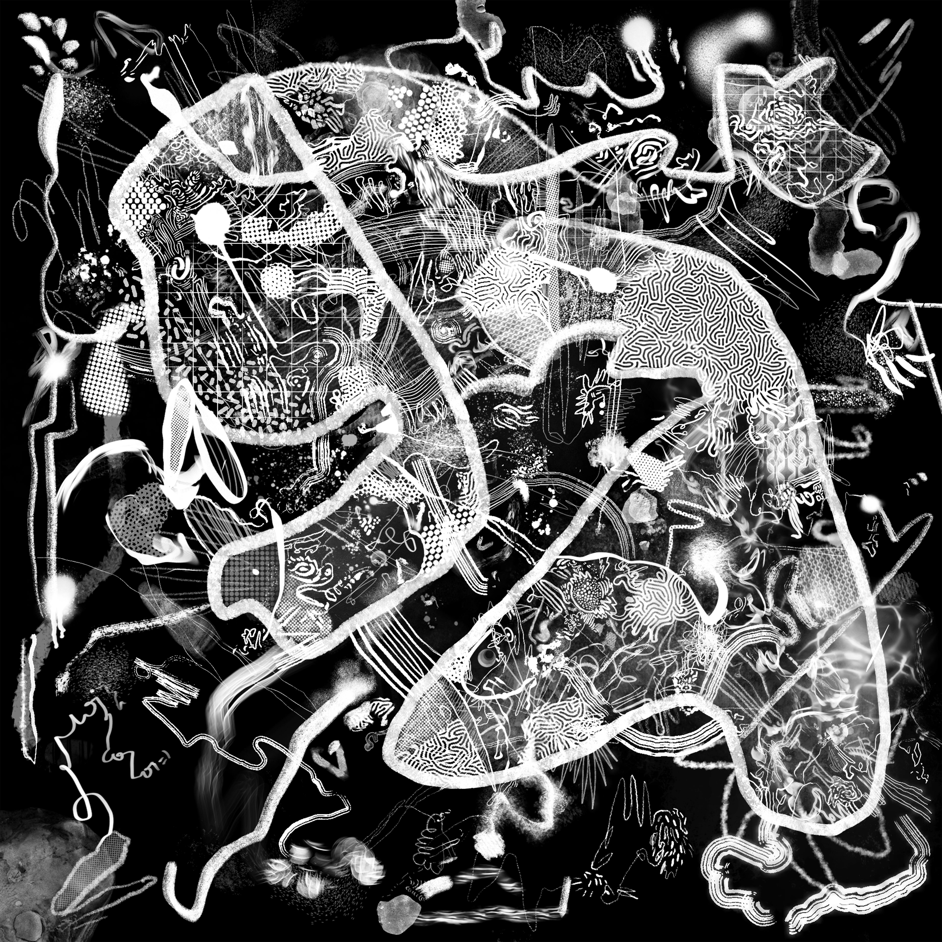 No future 6000 x 6000 px Dibujo digital Gicleé print disponible 2021
