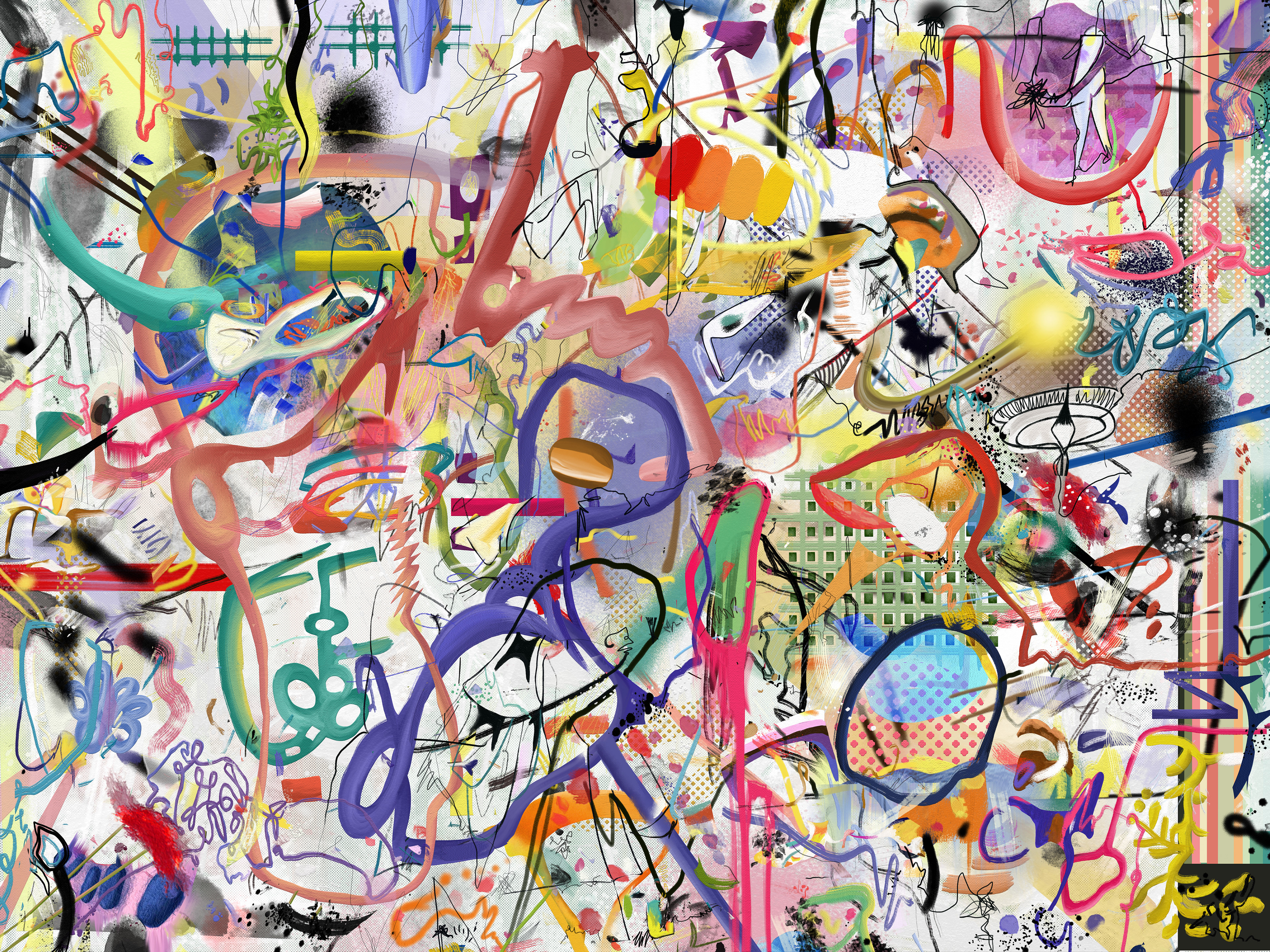 Over the Rainbow 4500 x 6000 px pintura digital 2022