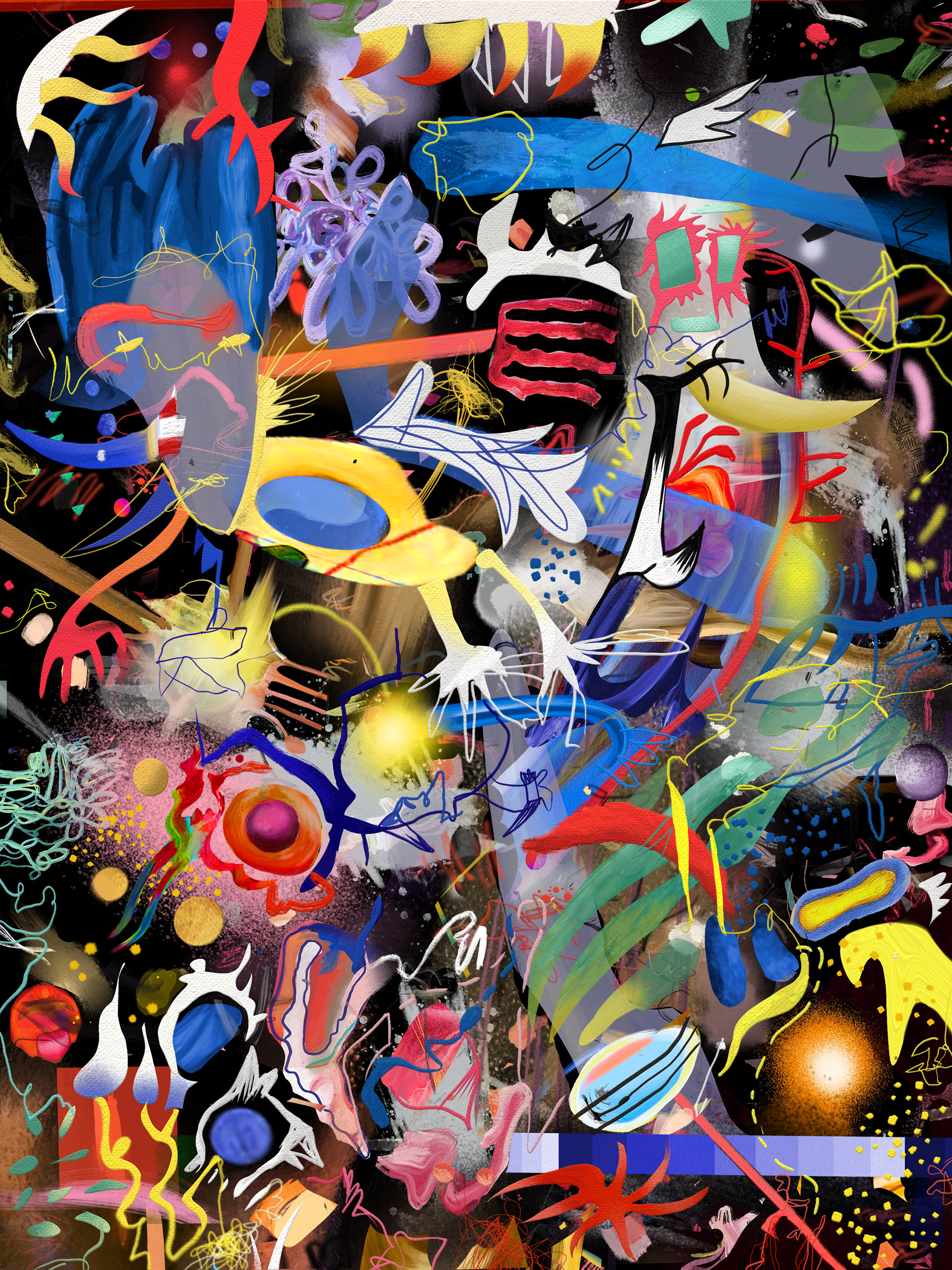 Bird Man 4500 px x 6000 px pintura digital 2023