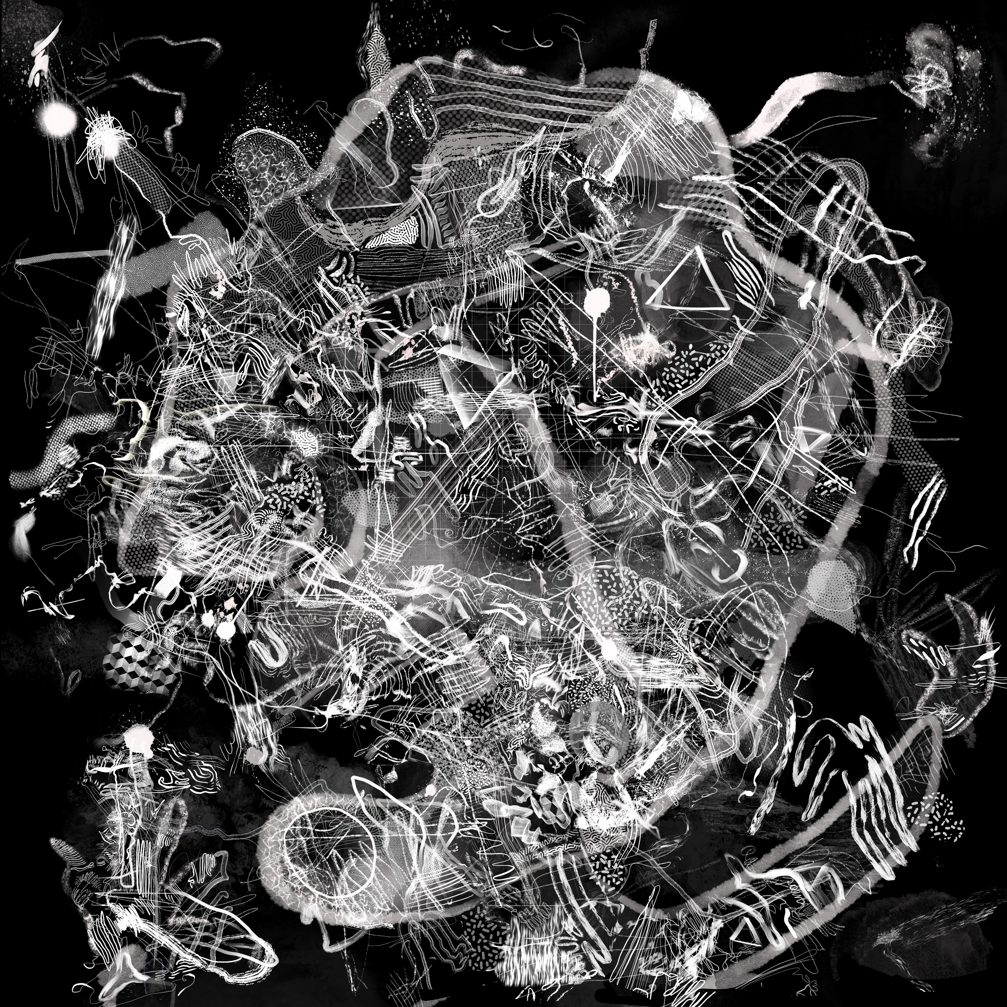Devil's portrait 6000 x 6000 px Dibujo digital Gicleé print disponible 2021