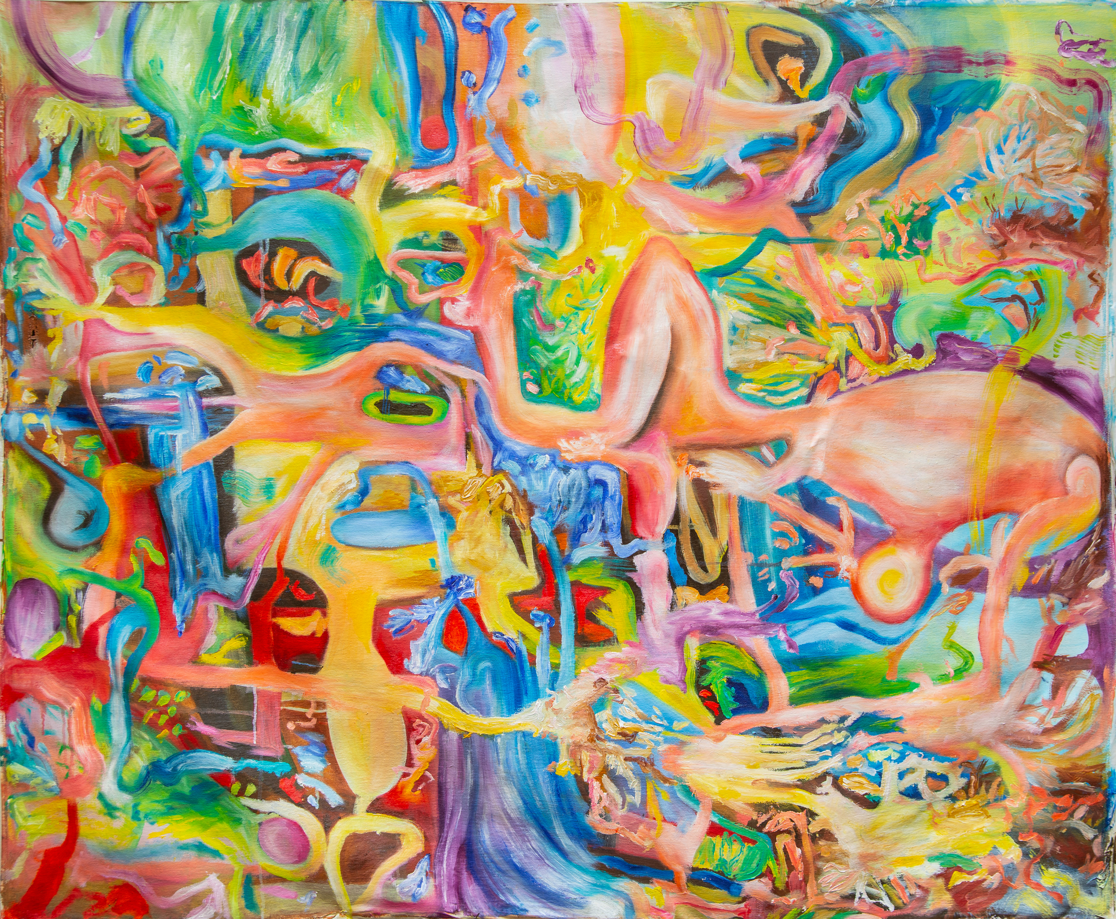 Invocation óleo sobre lienzo 160 cm x 135 cm 2021