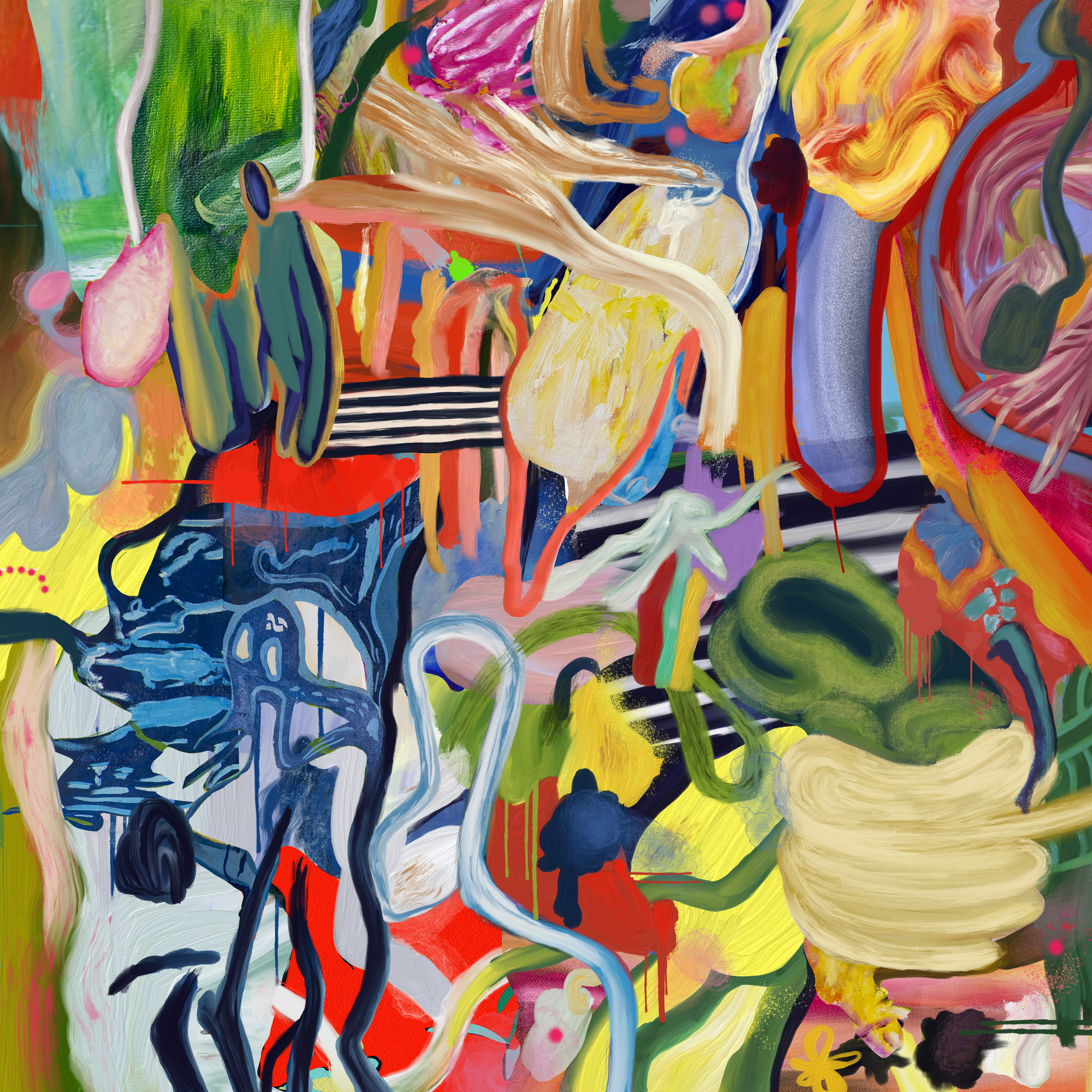 Thirteen pintura digital y collage 6000 x 6000 px 2021