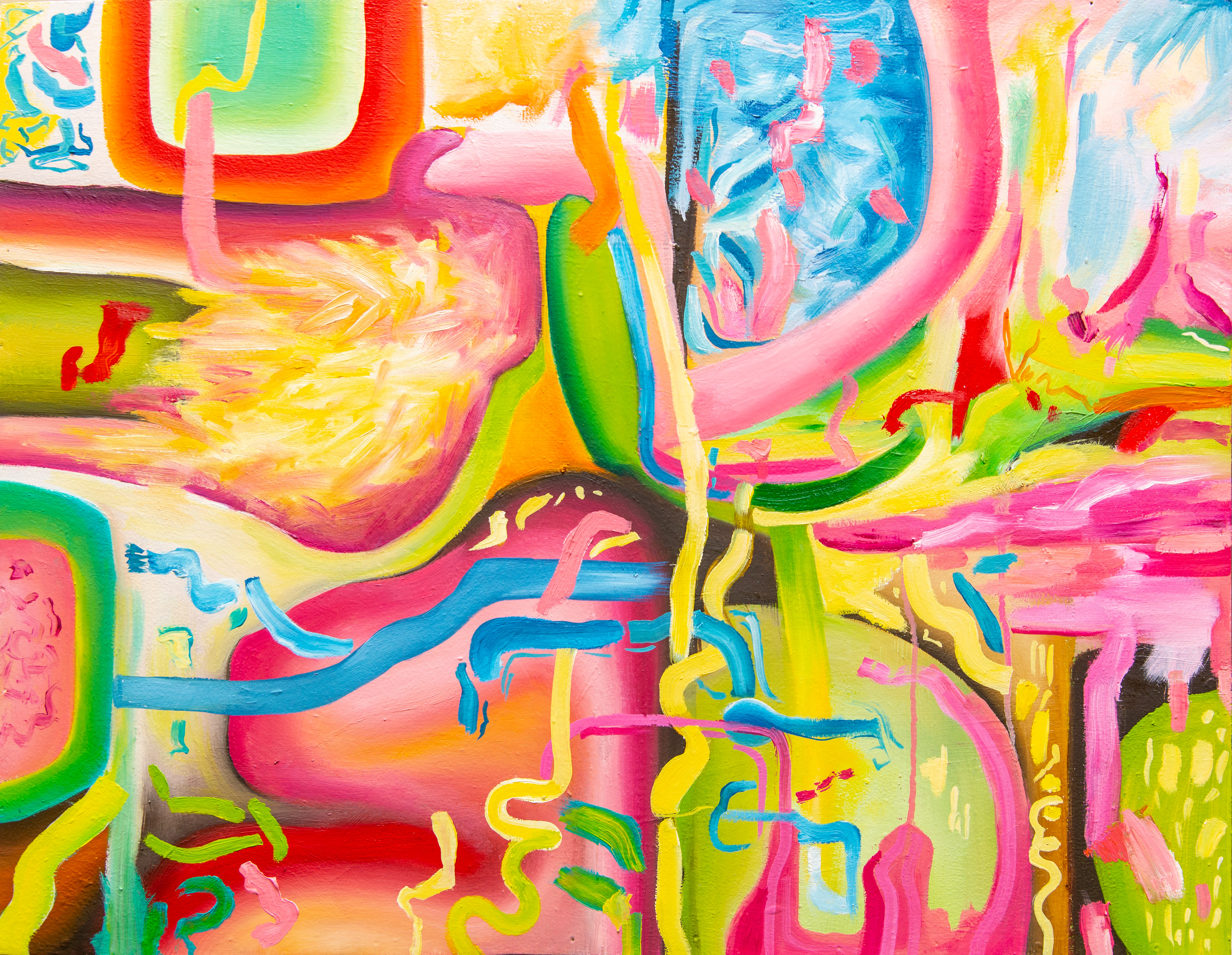 Inside me I óleo sobre madera 60x46x3