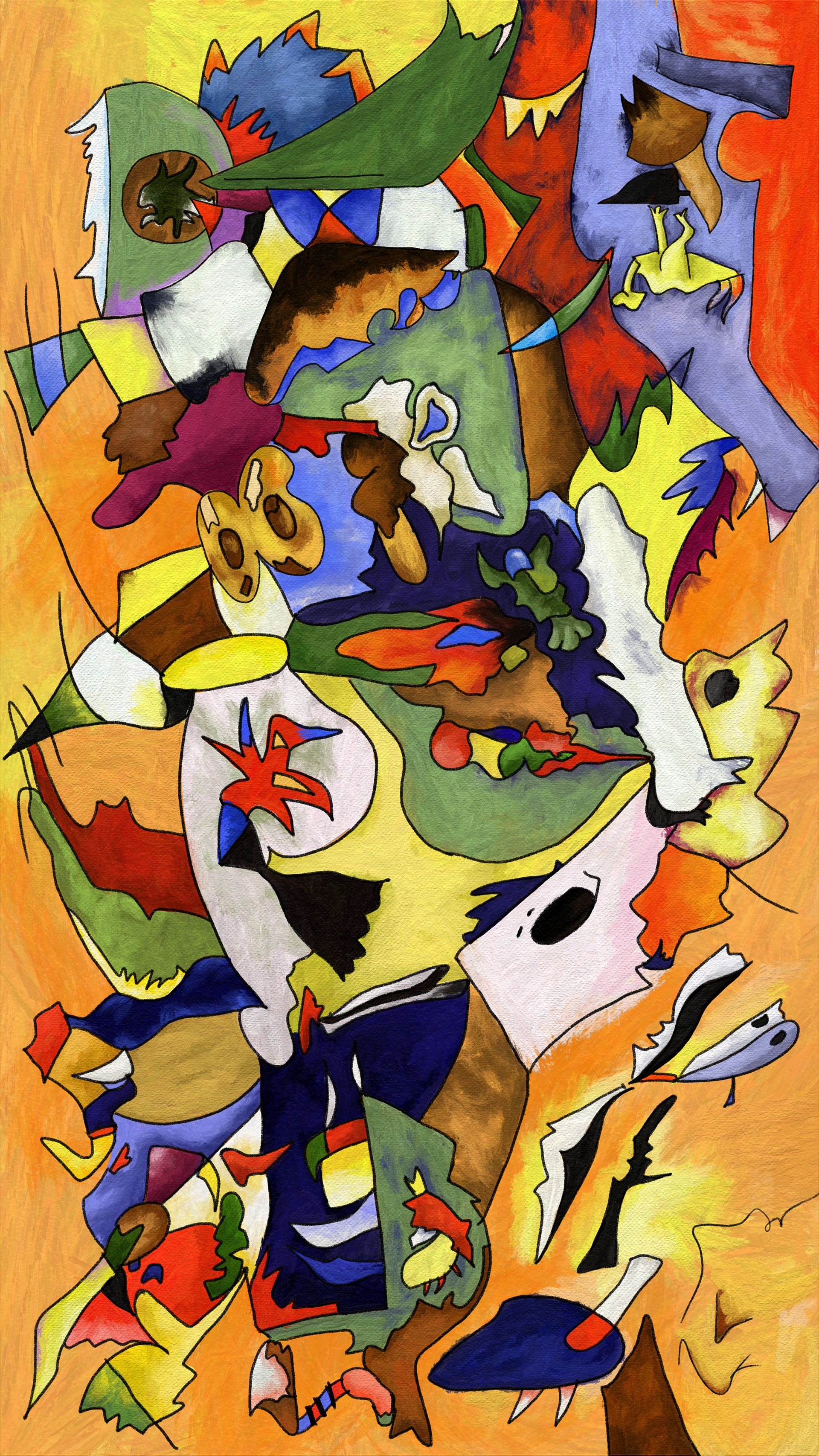 Demons 2160 px x 3840 px pintura digital 2023