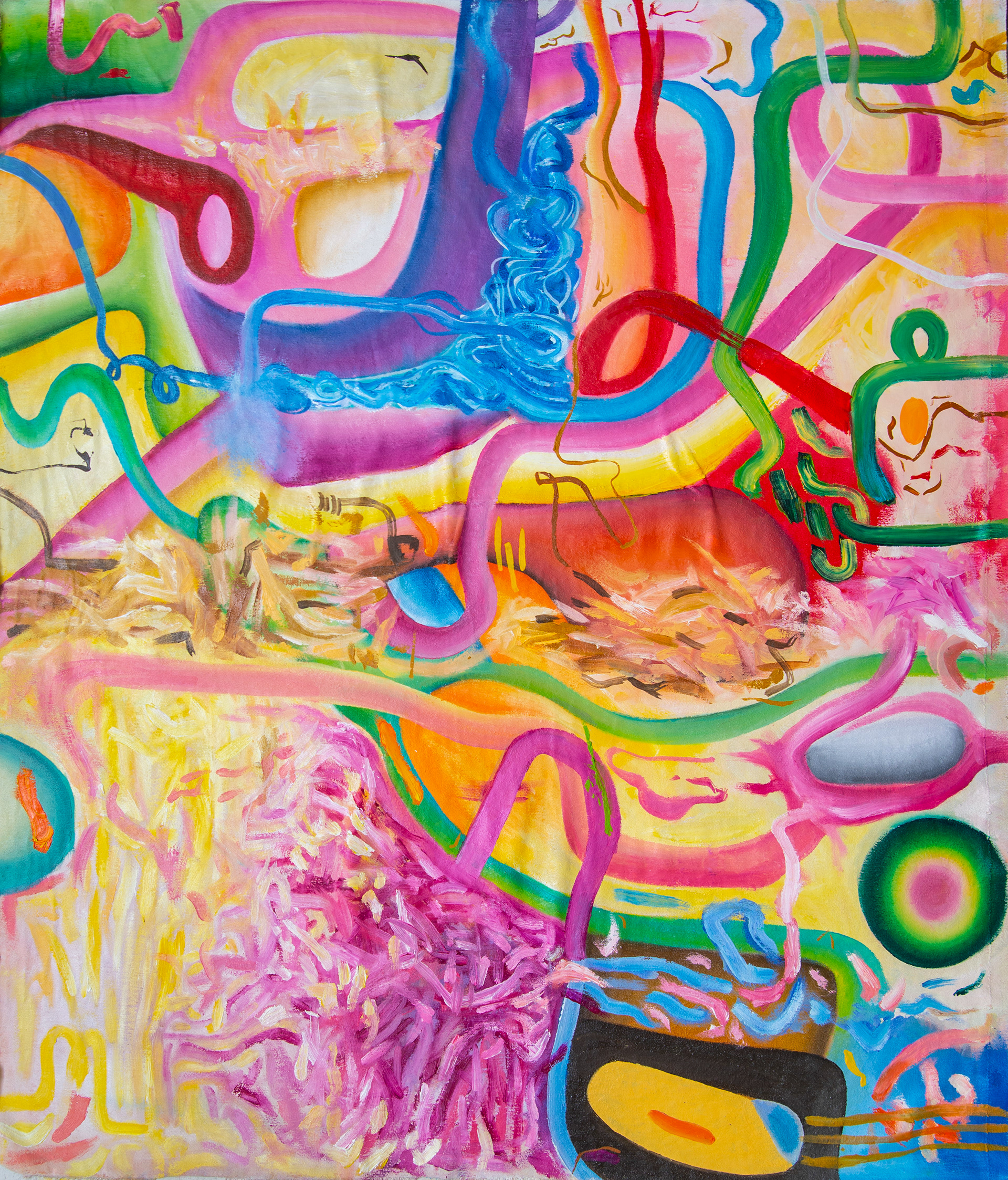 Inside me III Óleo sobre lienzo 82 cm x 98 cm 2020