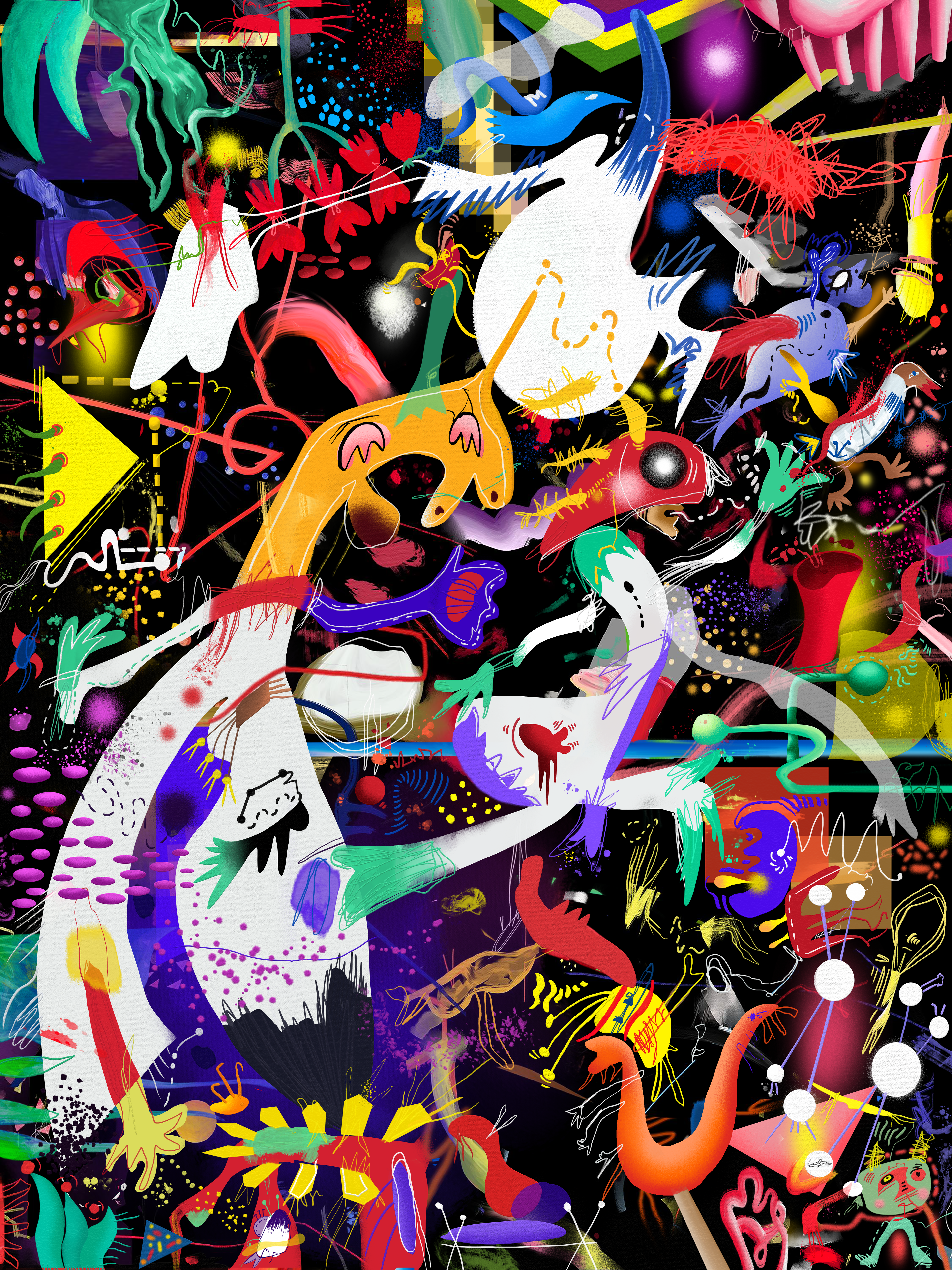 While you were sleeping Digital Painting 4500 x 6000 px 2023