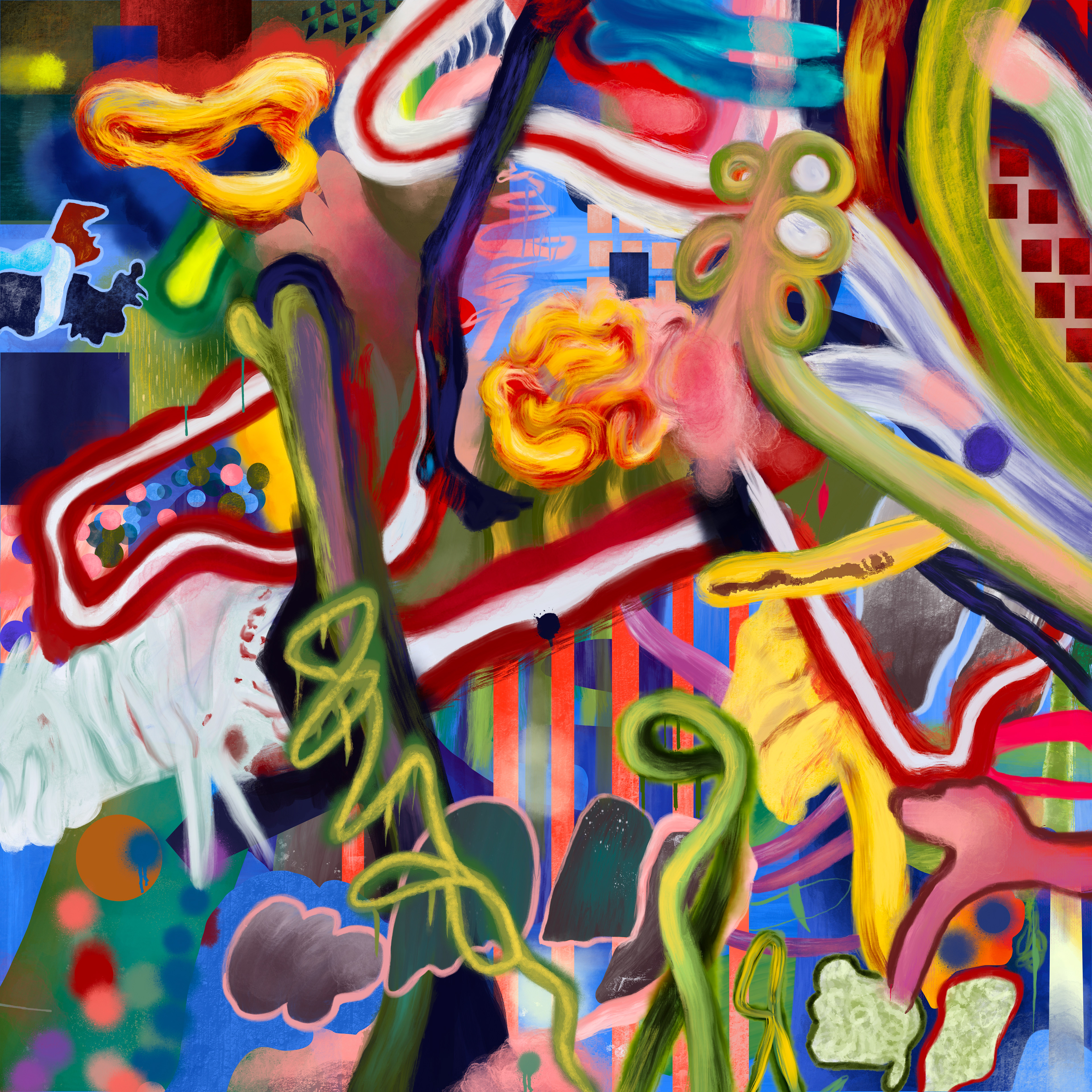 Cantspeak pintura digital 6000 x 6000 px 2021