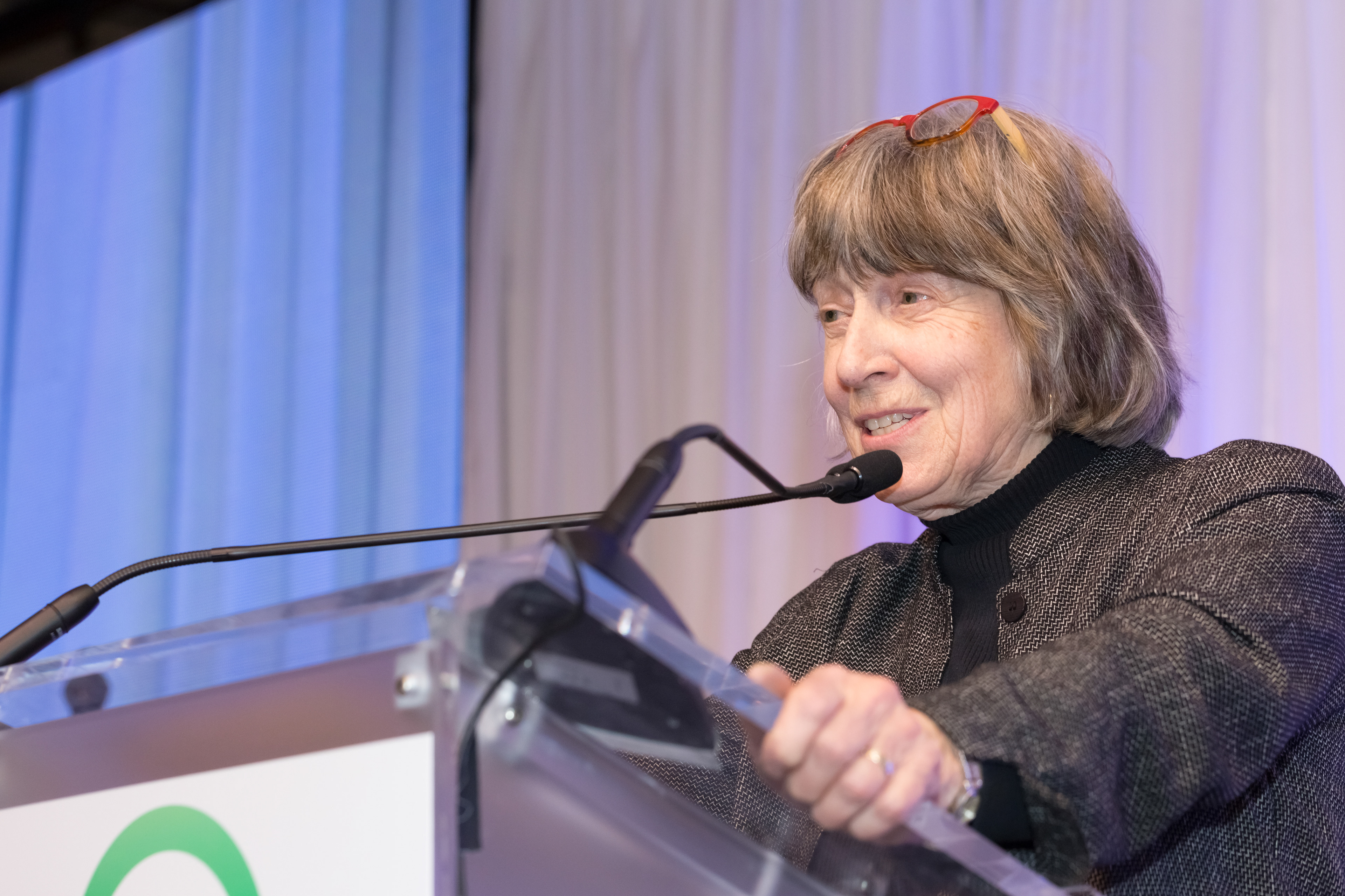 Rep. Karen Clark Accepting OutFront's Legacy Award