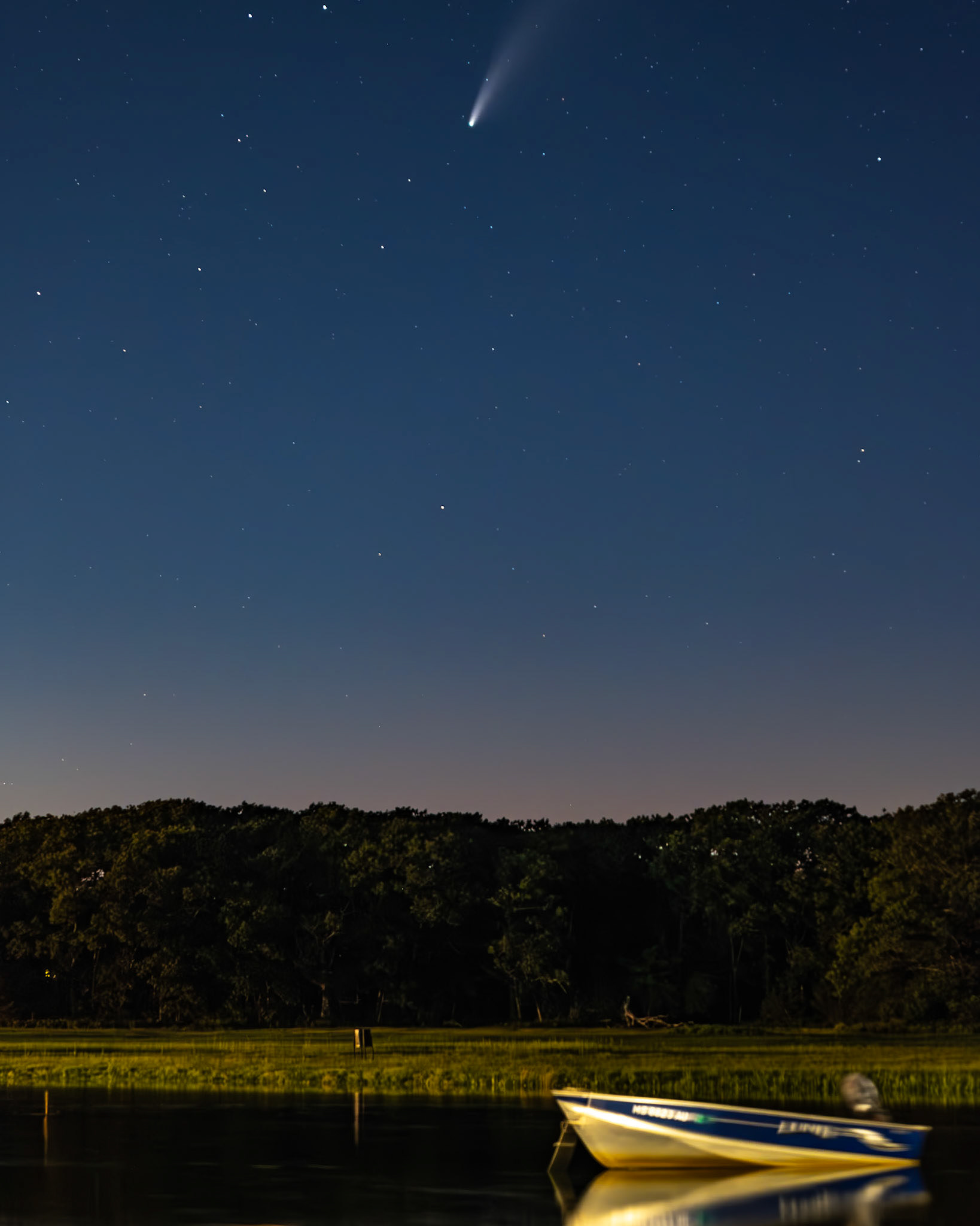 NEOWISE over Essex River