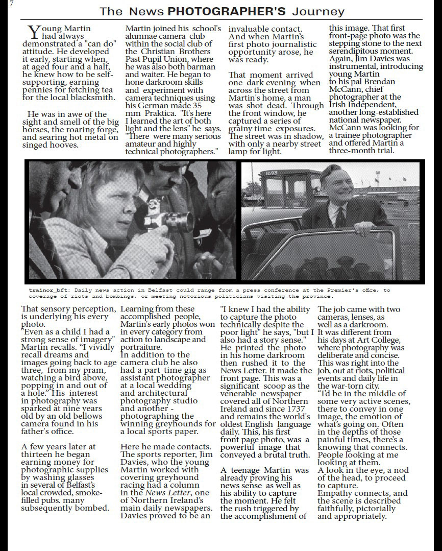 A News photographer's journey