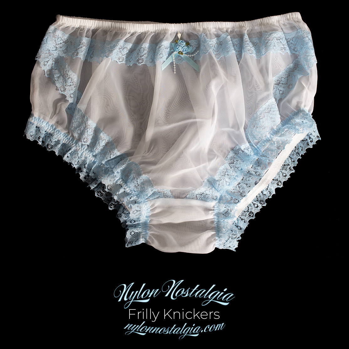 Nylon Nostalgia Frilly Knickers