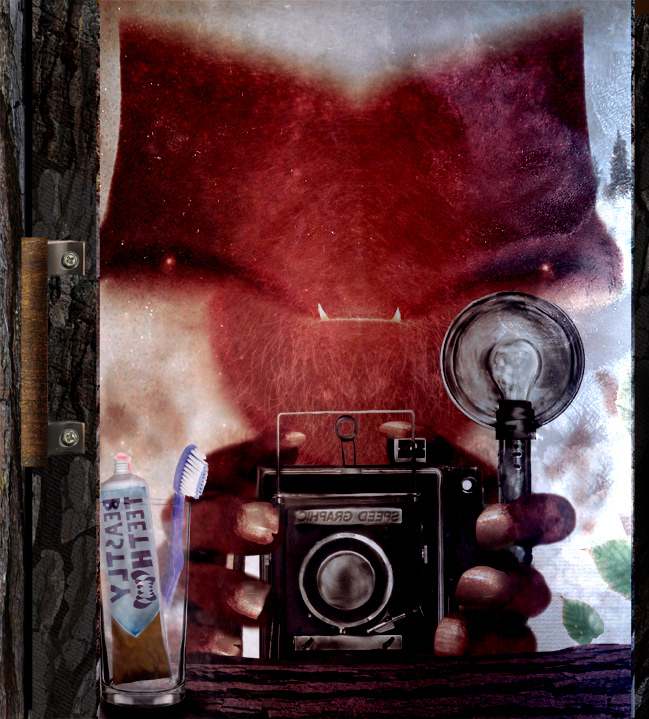 Experimental collage work - this image was part of Pictoplasma 2014